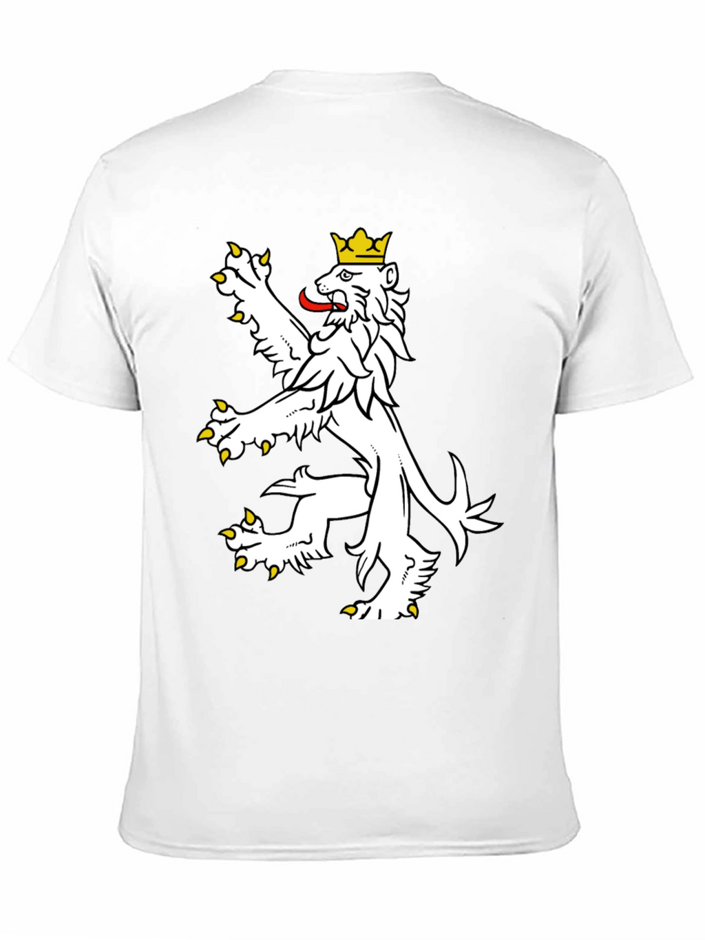 Czech Lion T-Shirt - Black Cotton Tee