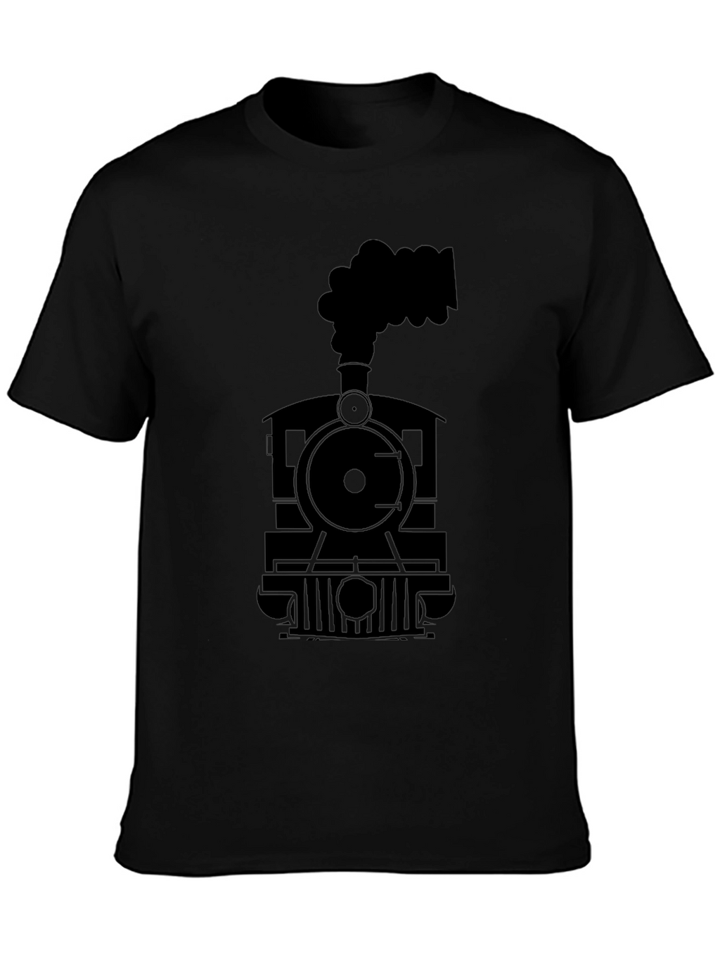 Steam Train Graphic Tee - Classic Locomotive Design