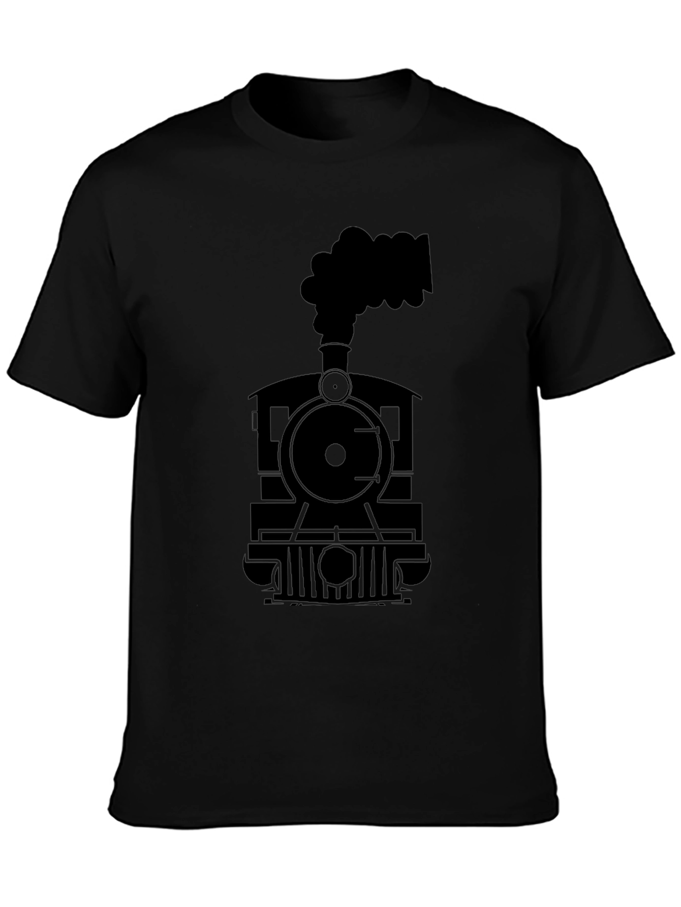 Steam Train Graphic Tee - Classic Locomotive Design