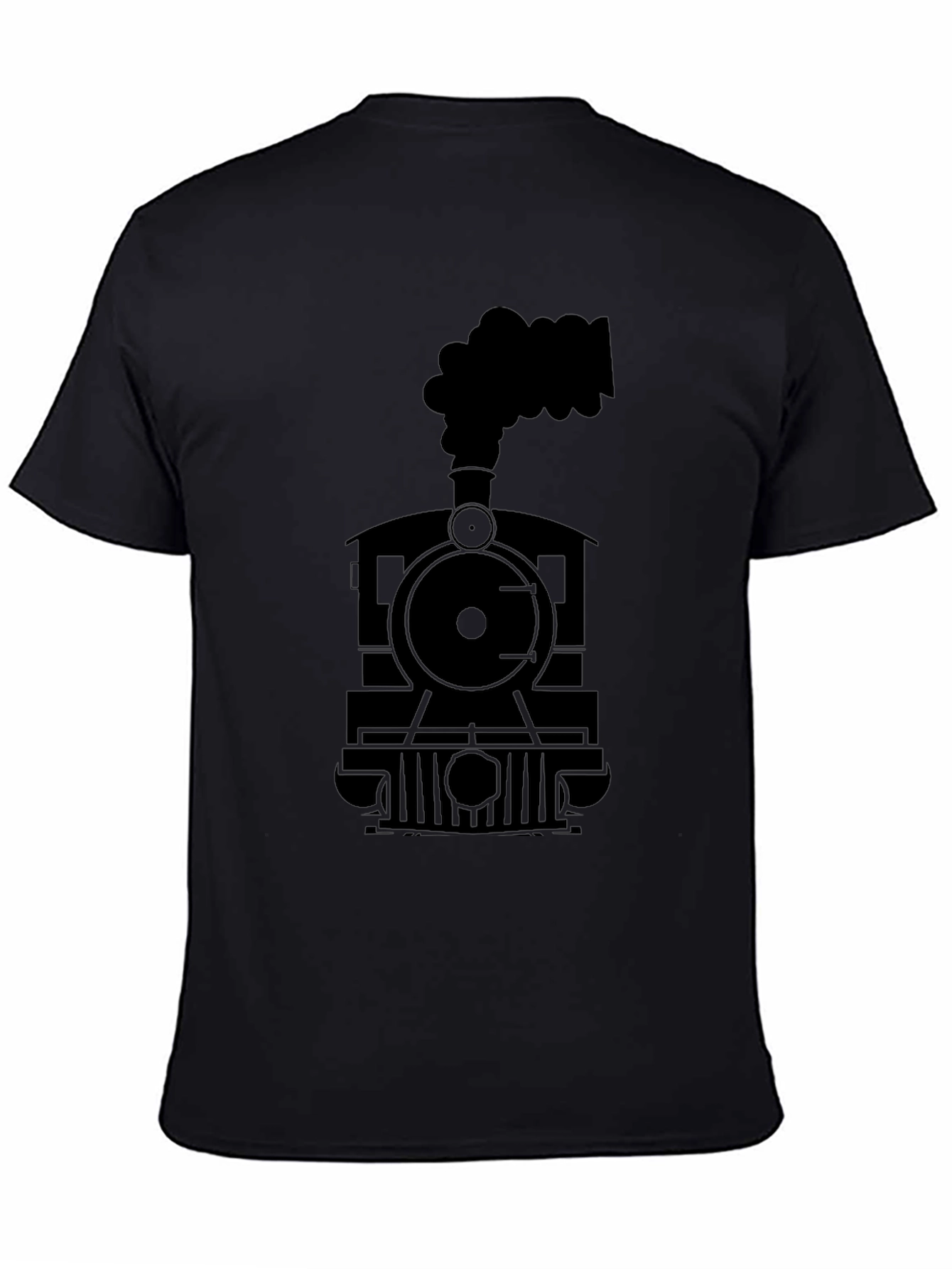 Steam Train Graphic Tee - Classic Locomotive Design