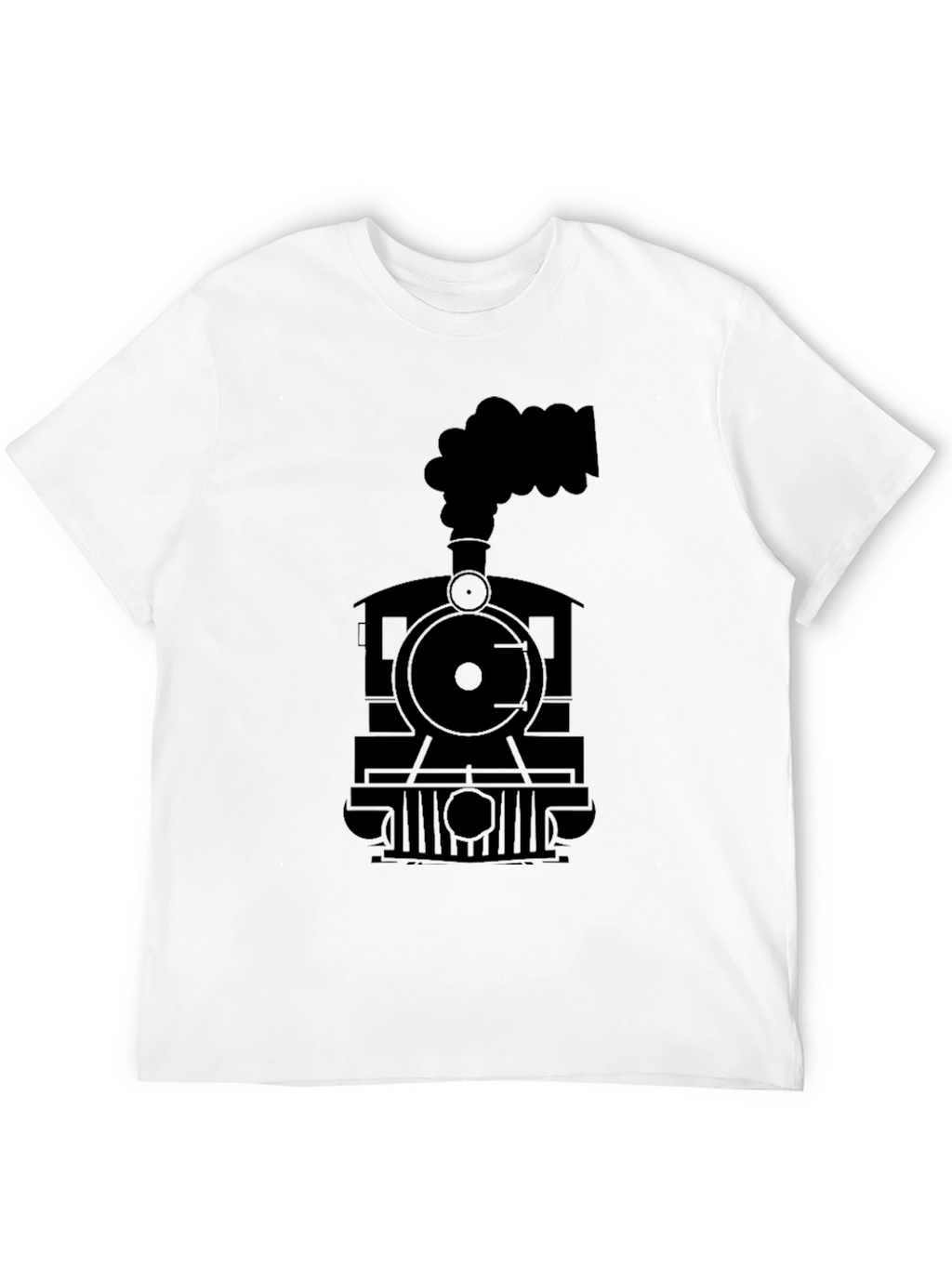 Steam Train Graphic Tee - Classic Locomotive Design