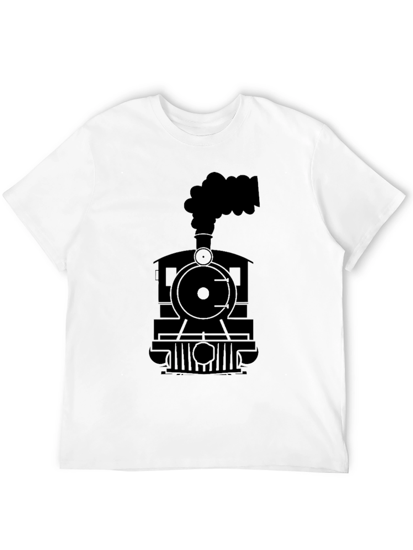 Steam Train Graphic Tee - Classic Locomotive Design