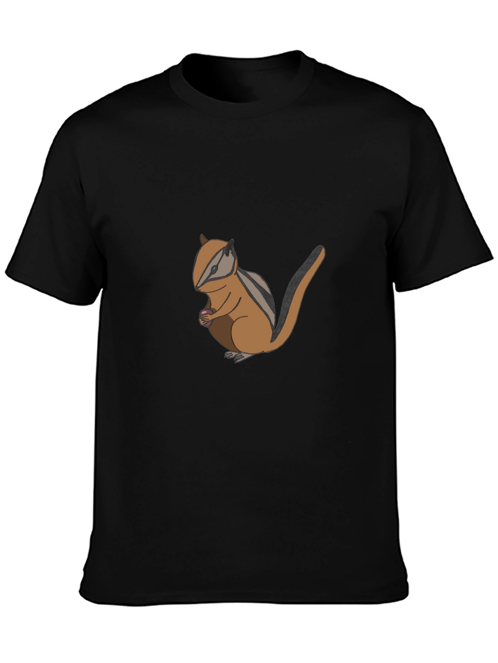 Chipmunk Graphic Tee - Cute Animal Print