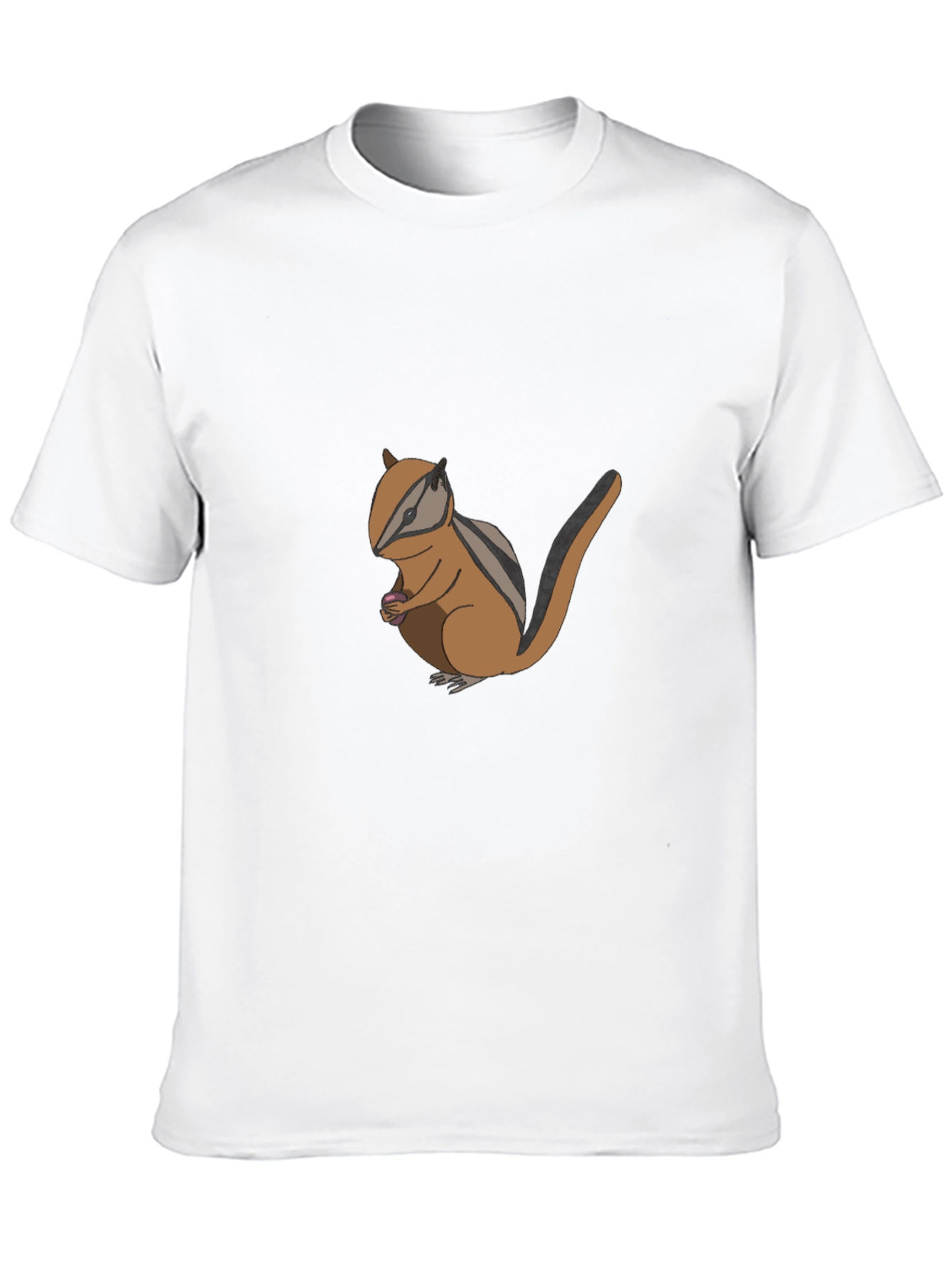 Chipmunk Graphic Tee - Cute Animal Print