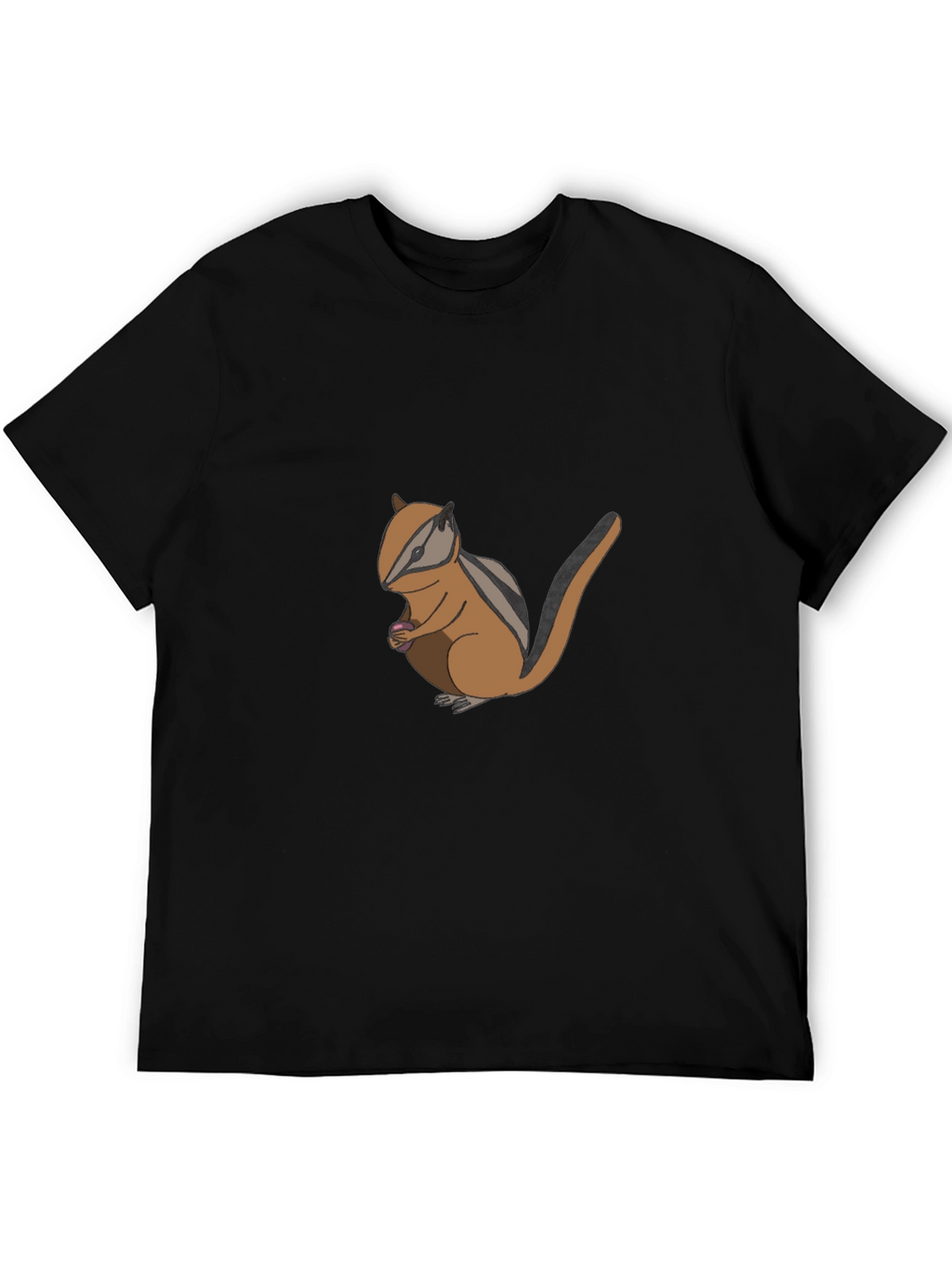 Chipmunk Graphic Tee - Cute Animal Print