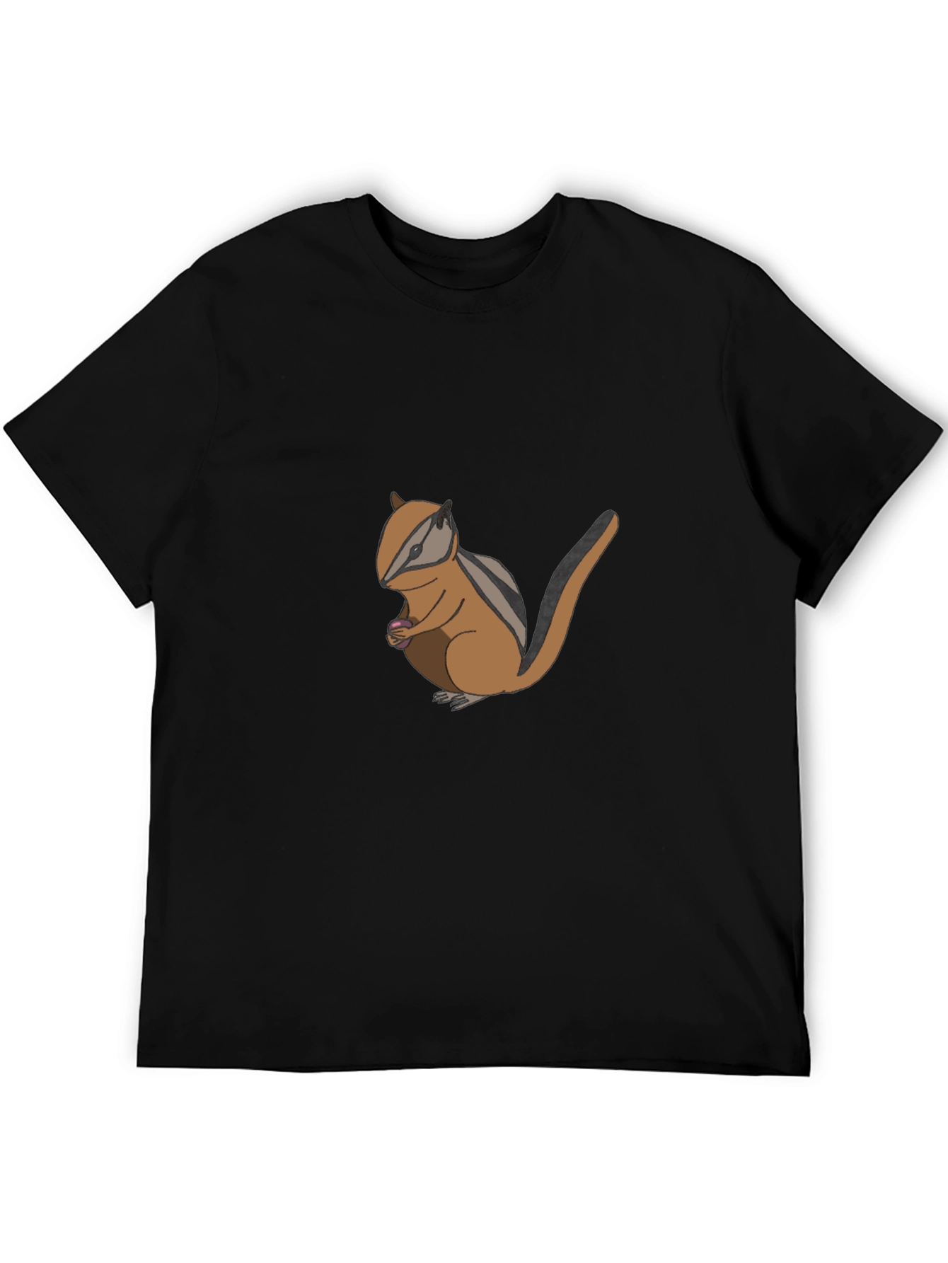 Chipmunk Graphic Tee - Cute Animal Print