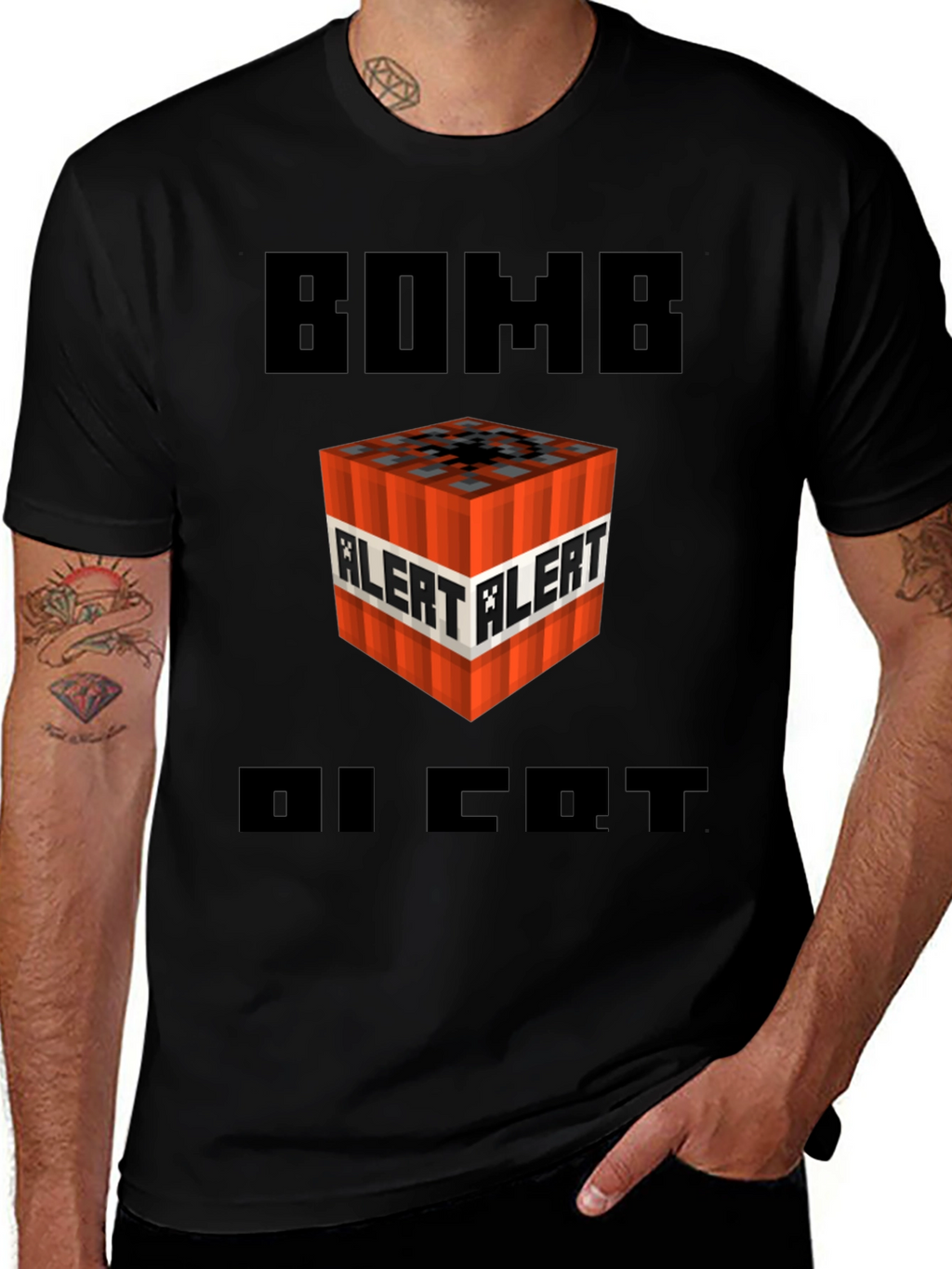 Minecraft TNT Bomb Alert T-Shirt