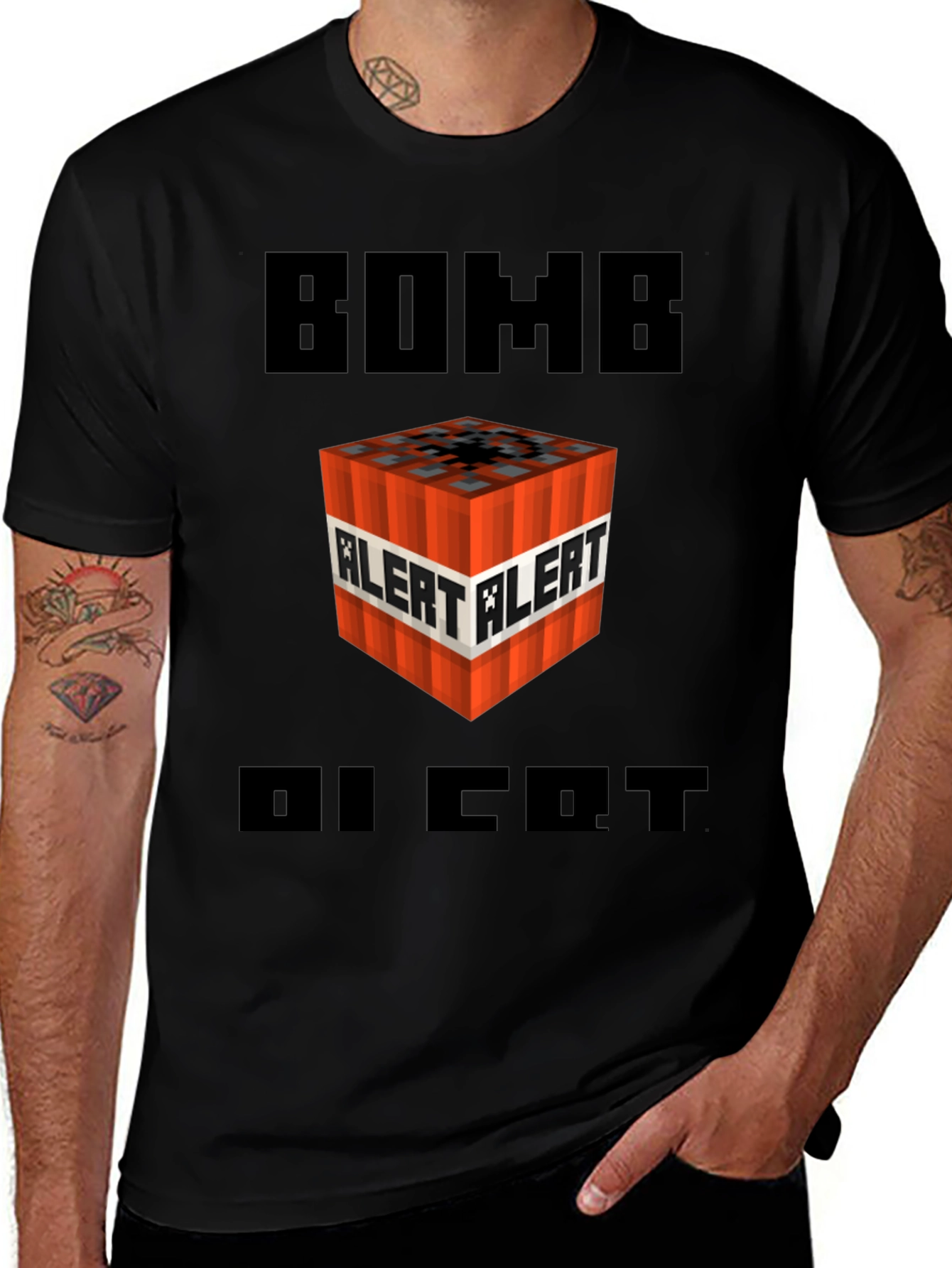 Minecraft TNT Bomb Alert T-Shirt