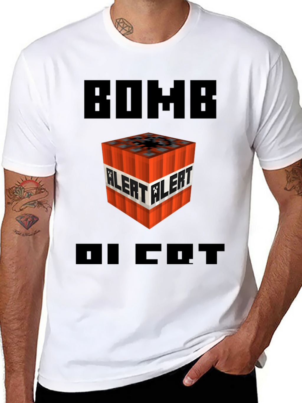 Minecraft TNT Bomb Alert T-Shirt