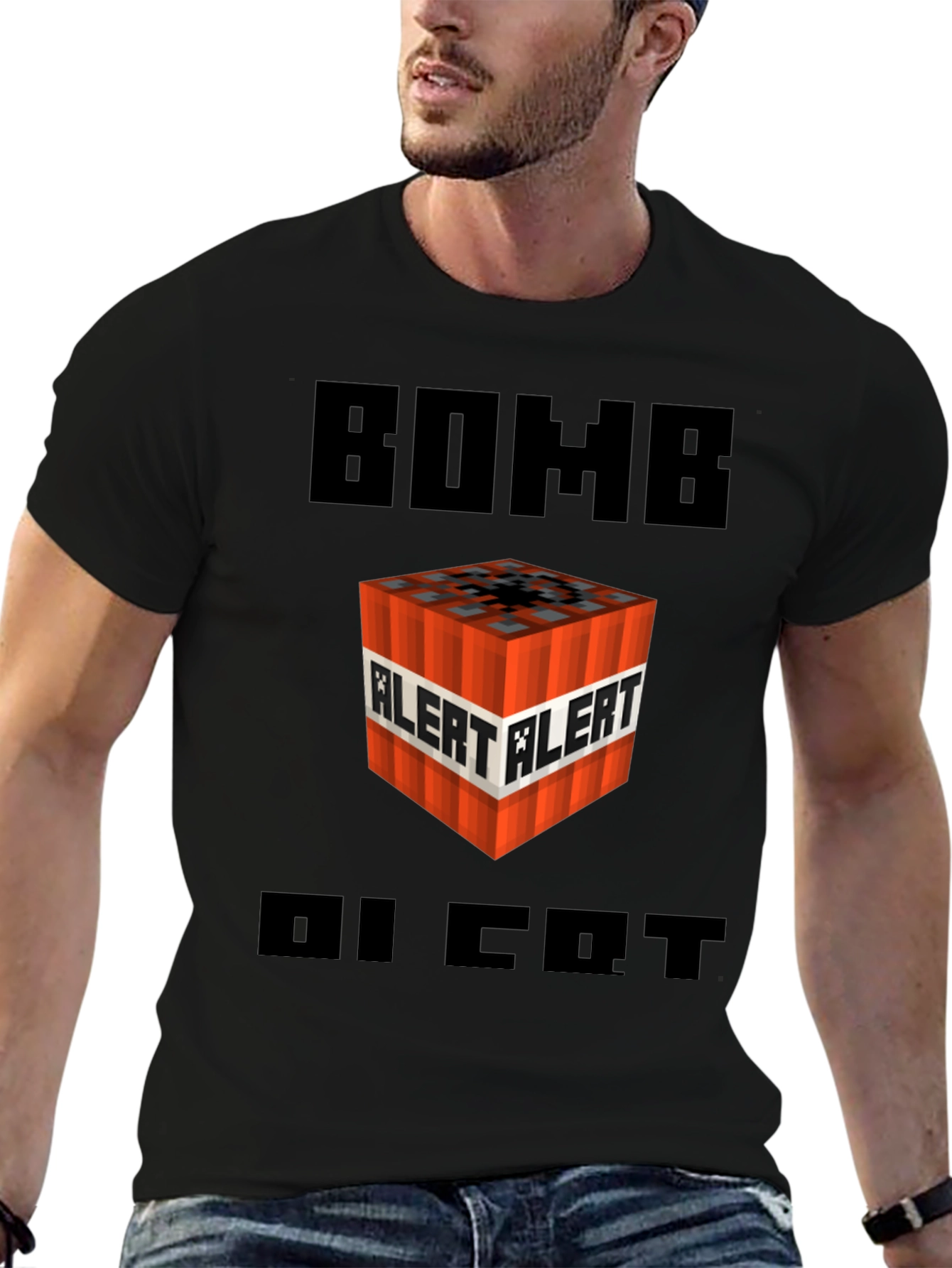 Minecraft TNT Bomb Alert T-Shirt
