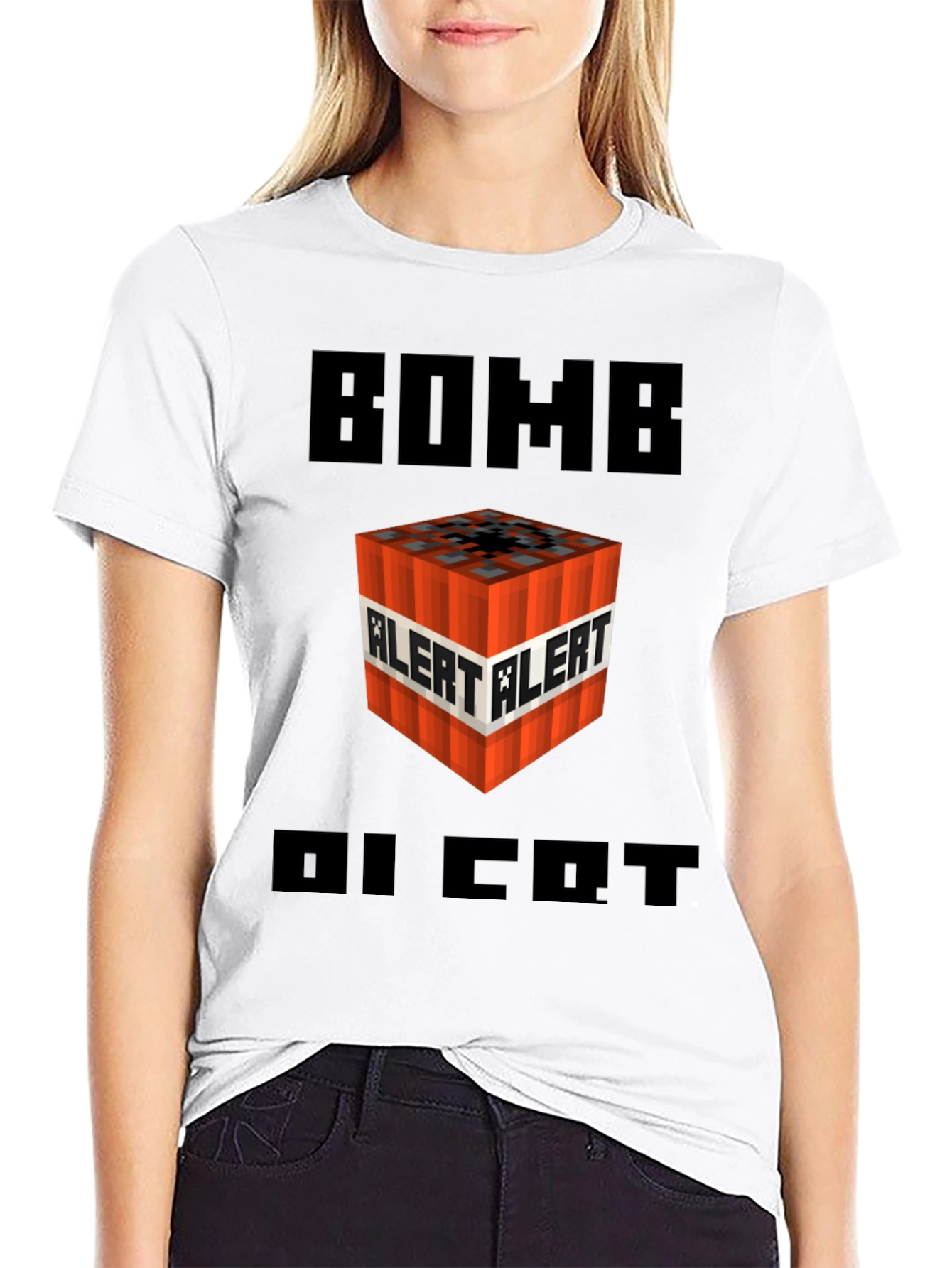 Minecraft TNT Bomb Alert T-Shirt