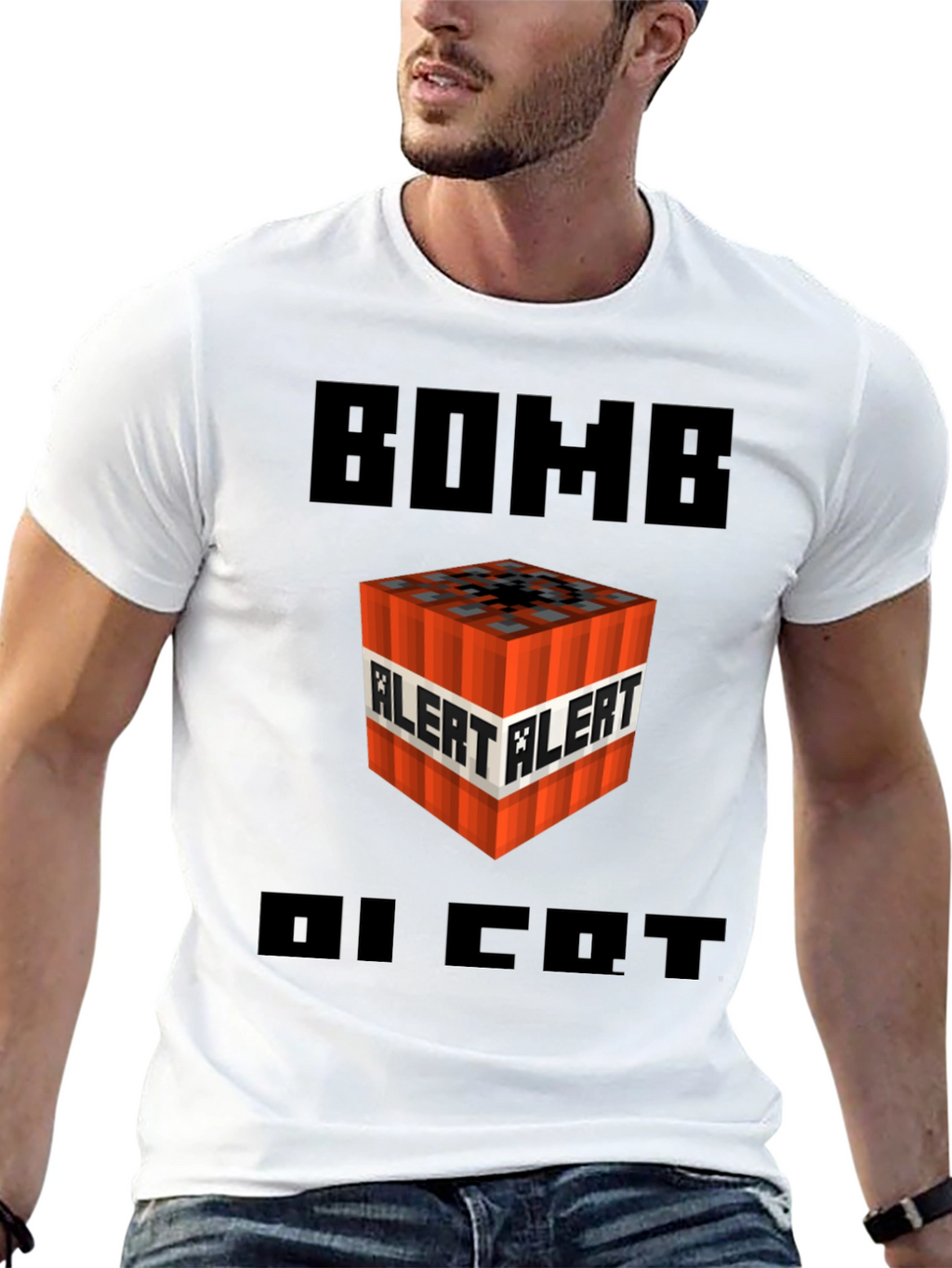 Minecraft TNT Bomb Alert T-Shirt