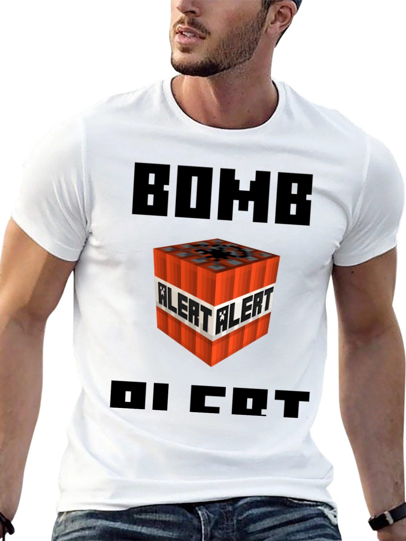 Minecraft TNT Bomb Alert T-Shirt