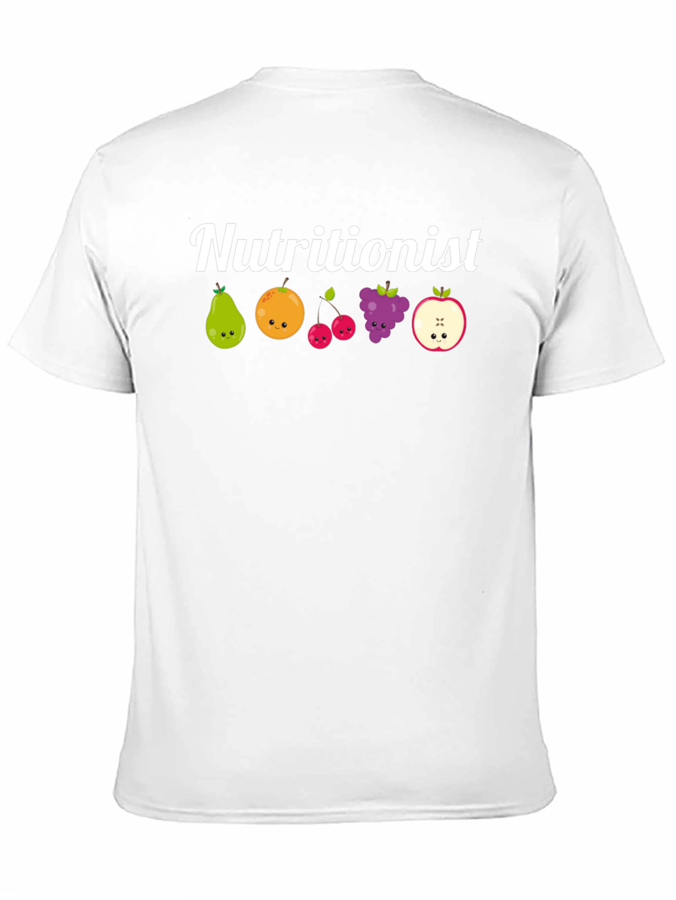 Nutritionist Fruit Graphic Black T-Shirt