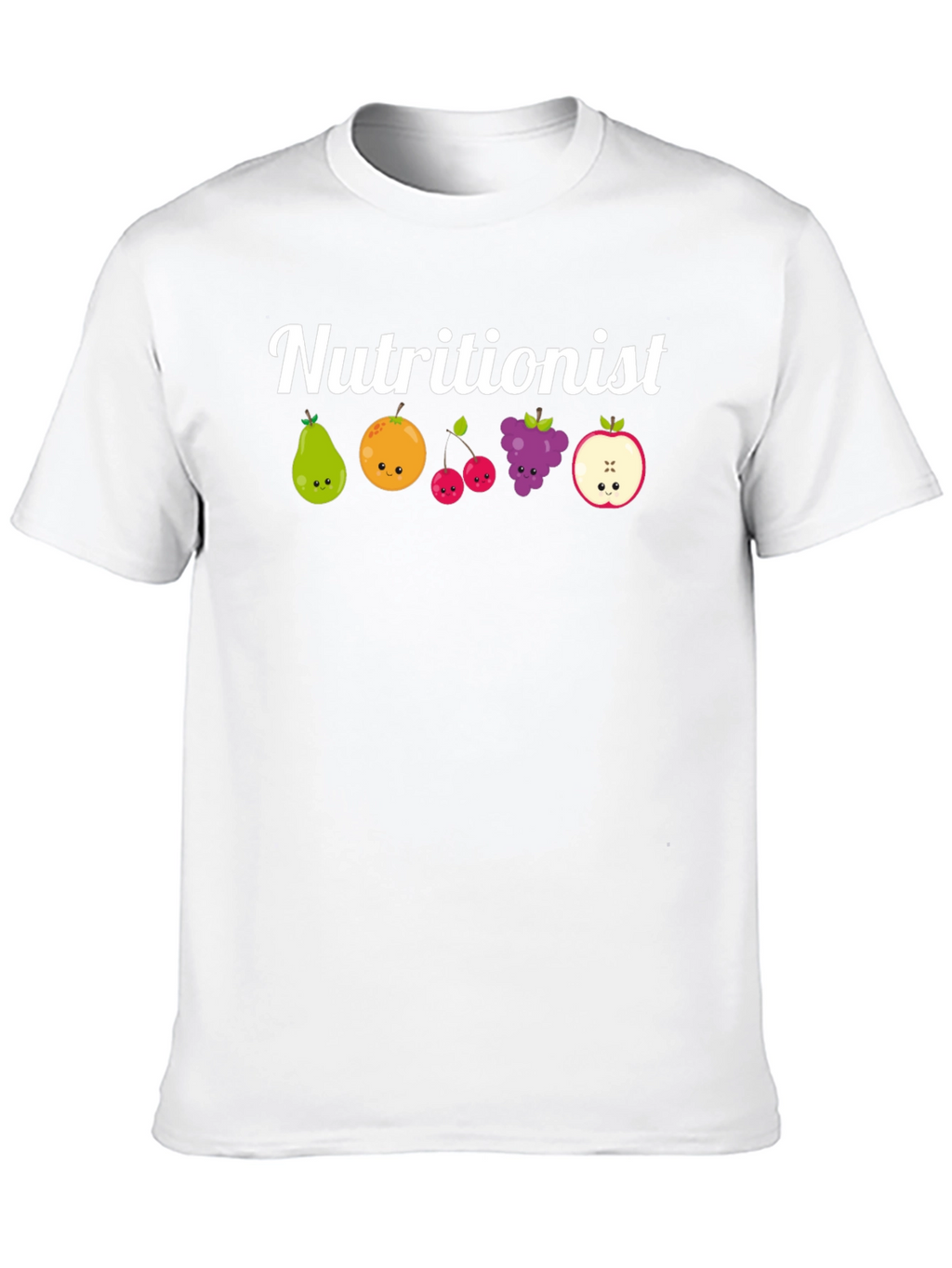 Nutritionist Fruit Graphic Black T-Shirt