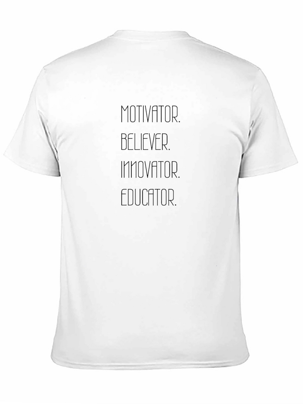 Motivator Black Graphic T-Shirt