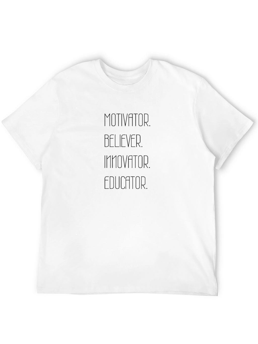 Motivator Black Graphic T-Shirt