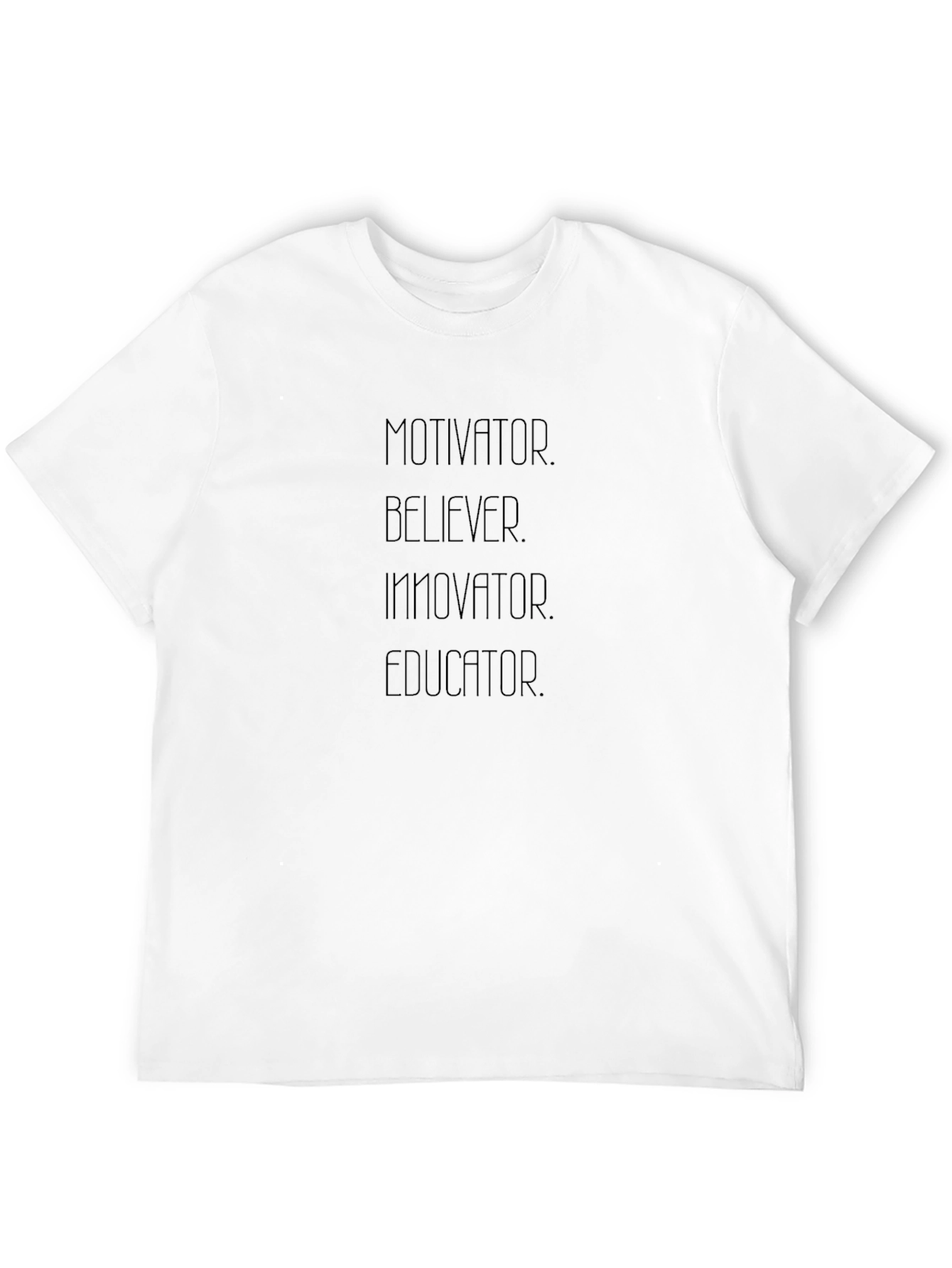 Motivator Black Graphic T-Shirt
