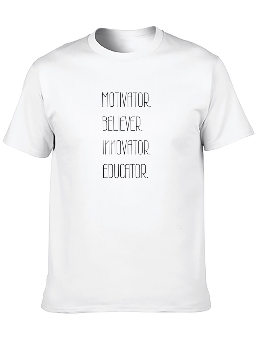 Motivator Black Graphic T-Shirt