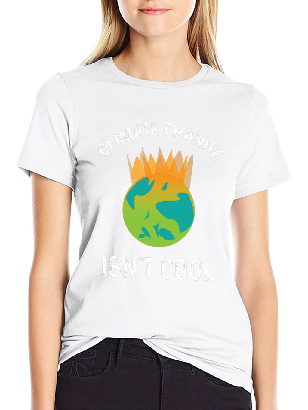 Climate Change Isnt Cool Graphic T-Shirt