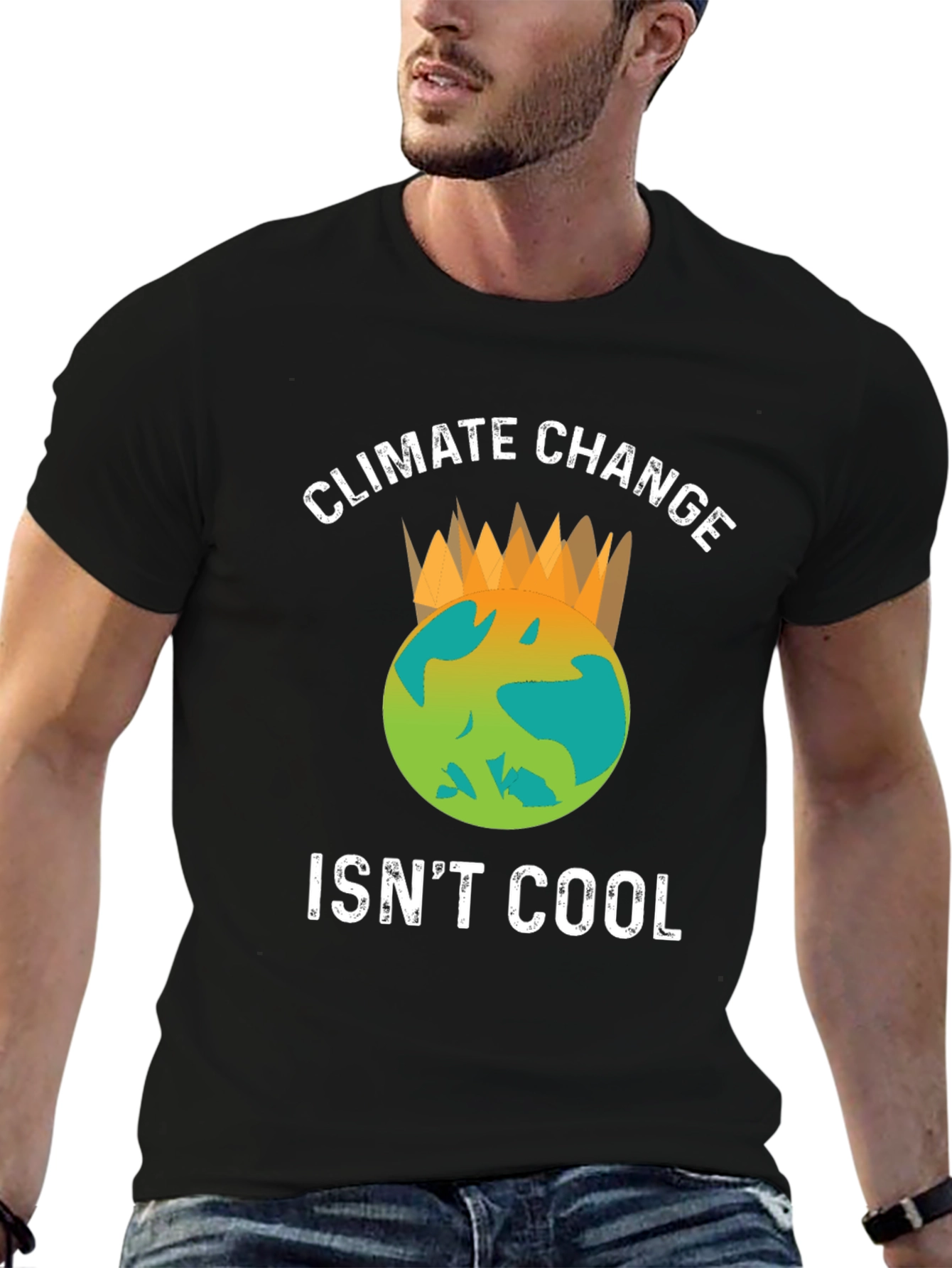 Climate Change Isnt Cool Graphic T-Shirt