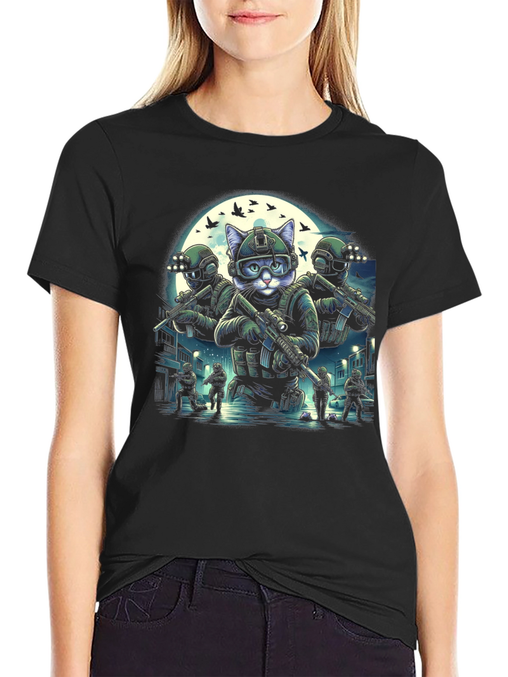 Tactical Cat Squad T-Shirt