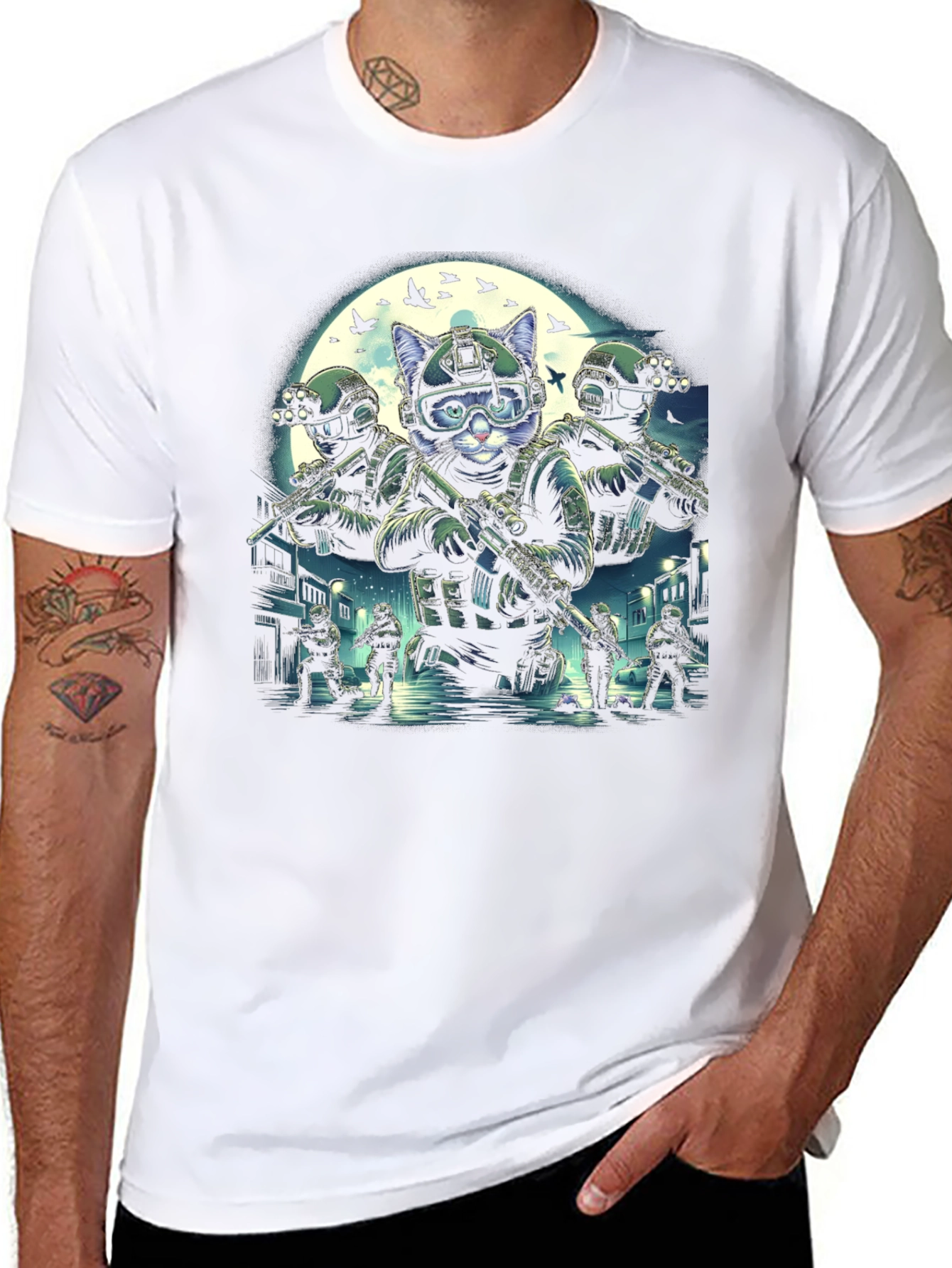 Tactical Cat Squad T-Shirt