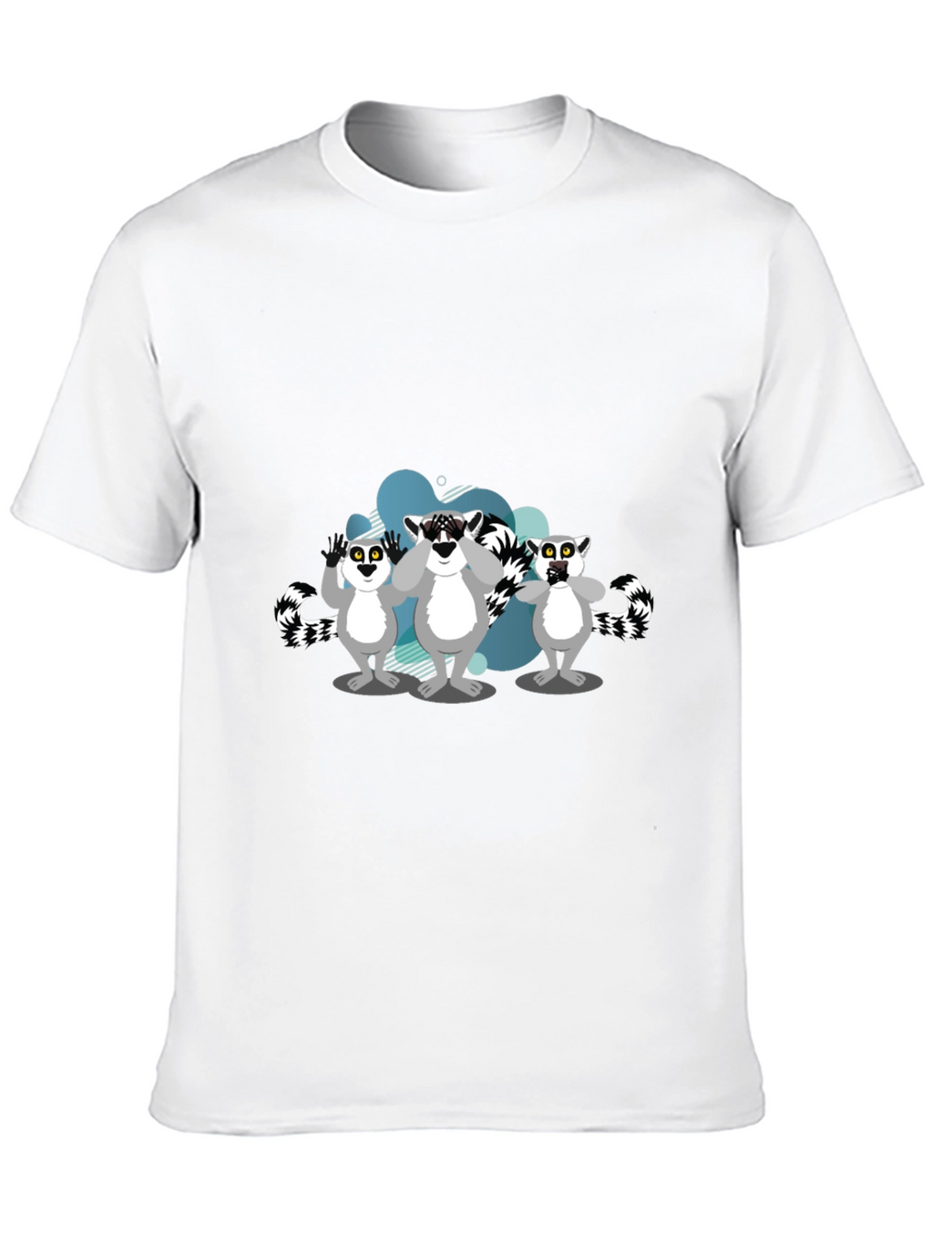 Lemur Graphic Black T-Shirt
