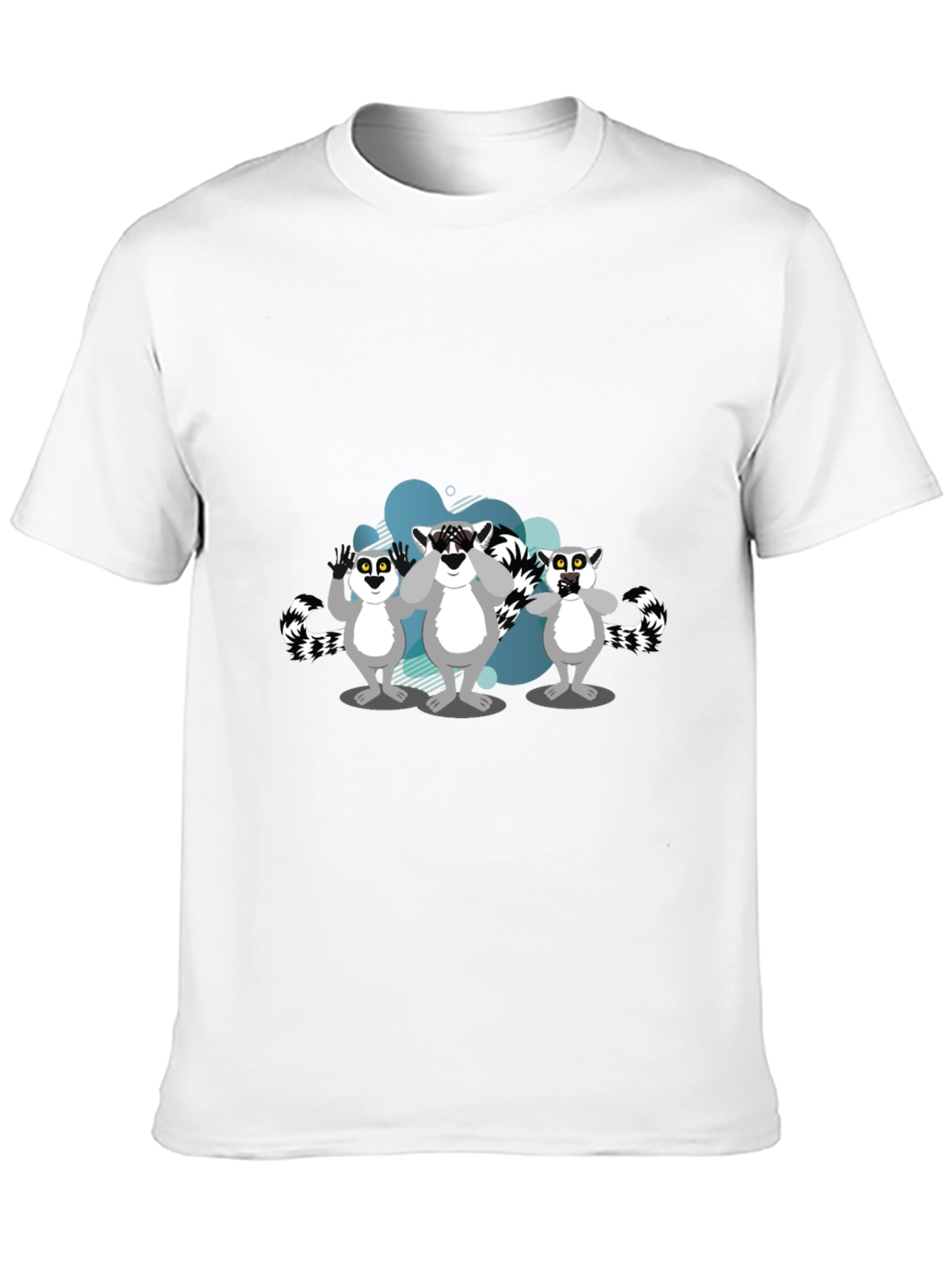 Lemur Graphic Black T-Shirt