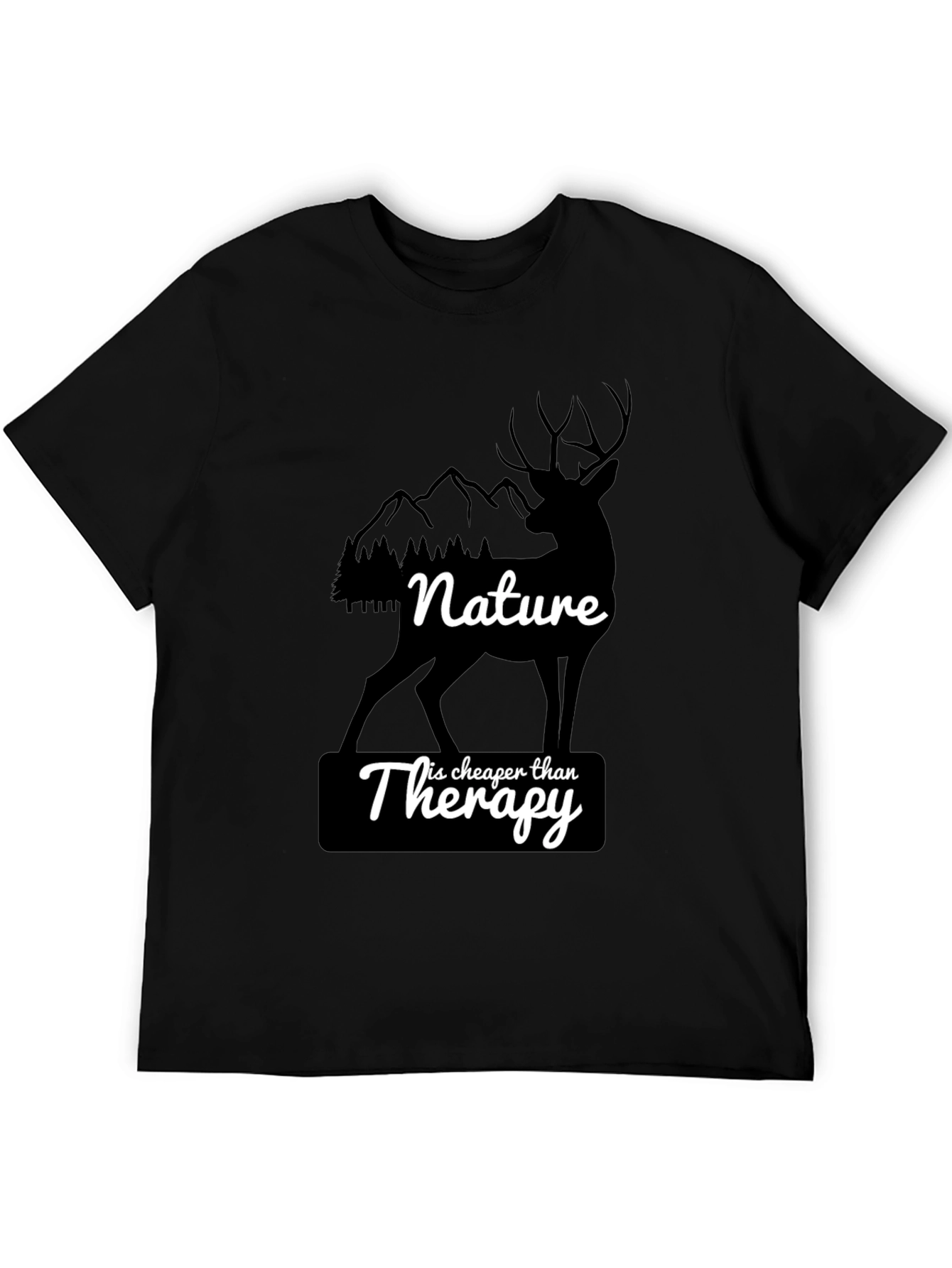 Nature is Cheaper Than Therapy Graphic T-Shirt