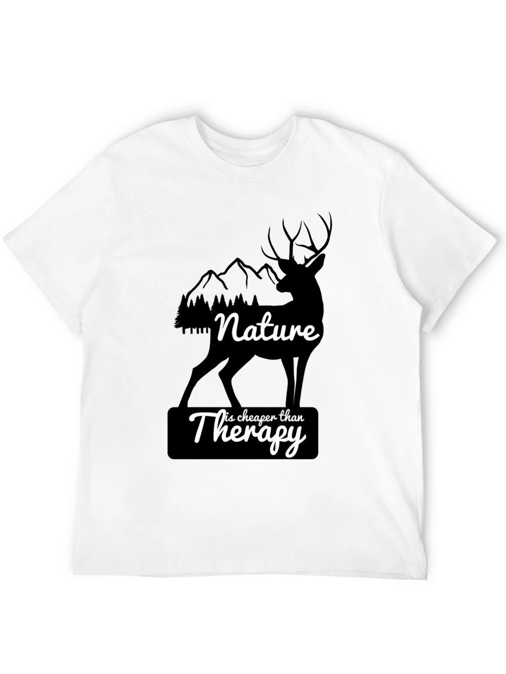 Nature is Cheaper Than Therapy Graphic T-Shirt