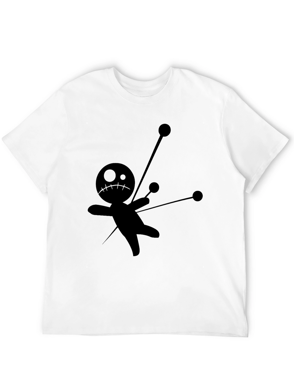 Voodoo Doll Graphic Tee - Unisex Black T-Shirt