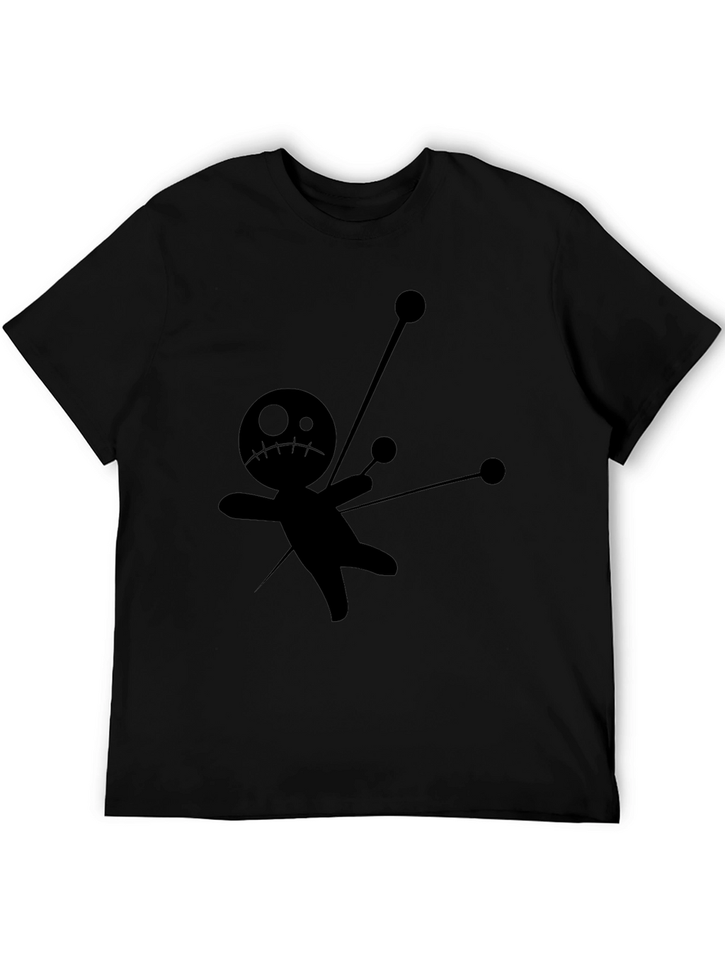 Voodoo Doll Graphic Tee - Unisex Black T-Shirt