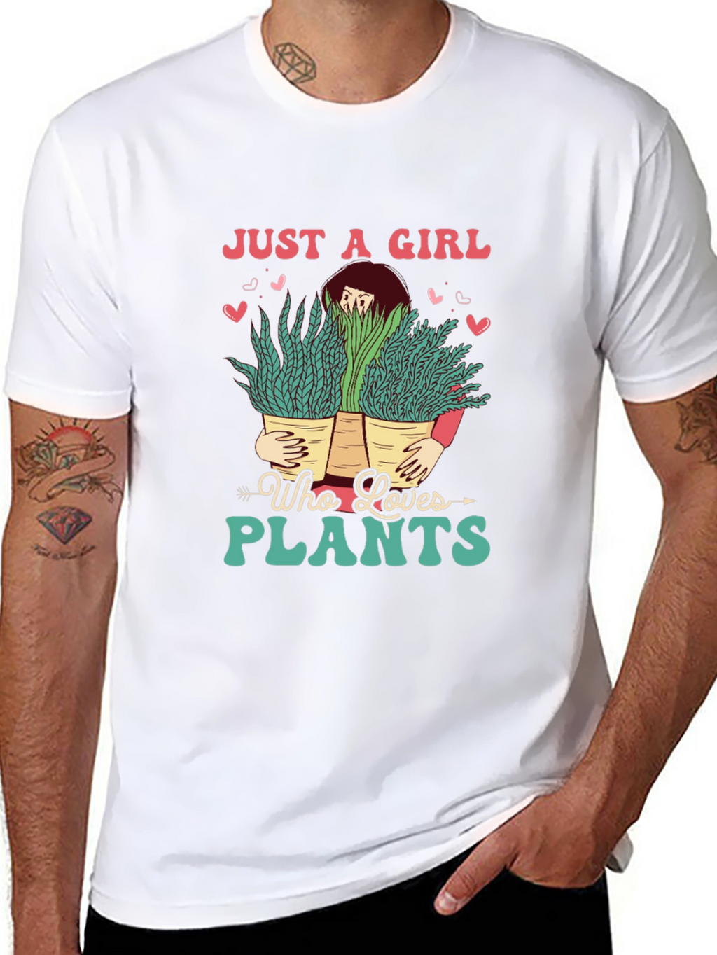 Just a Girl Who Loves Plants T-Shirt