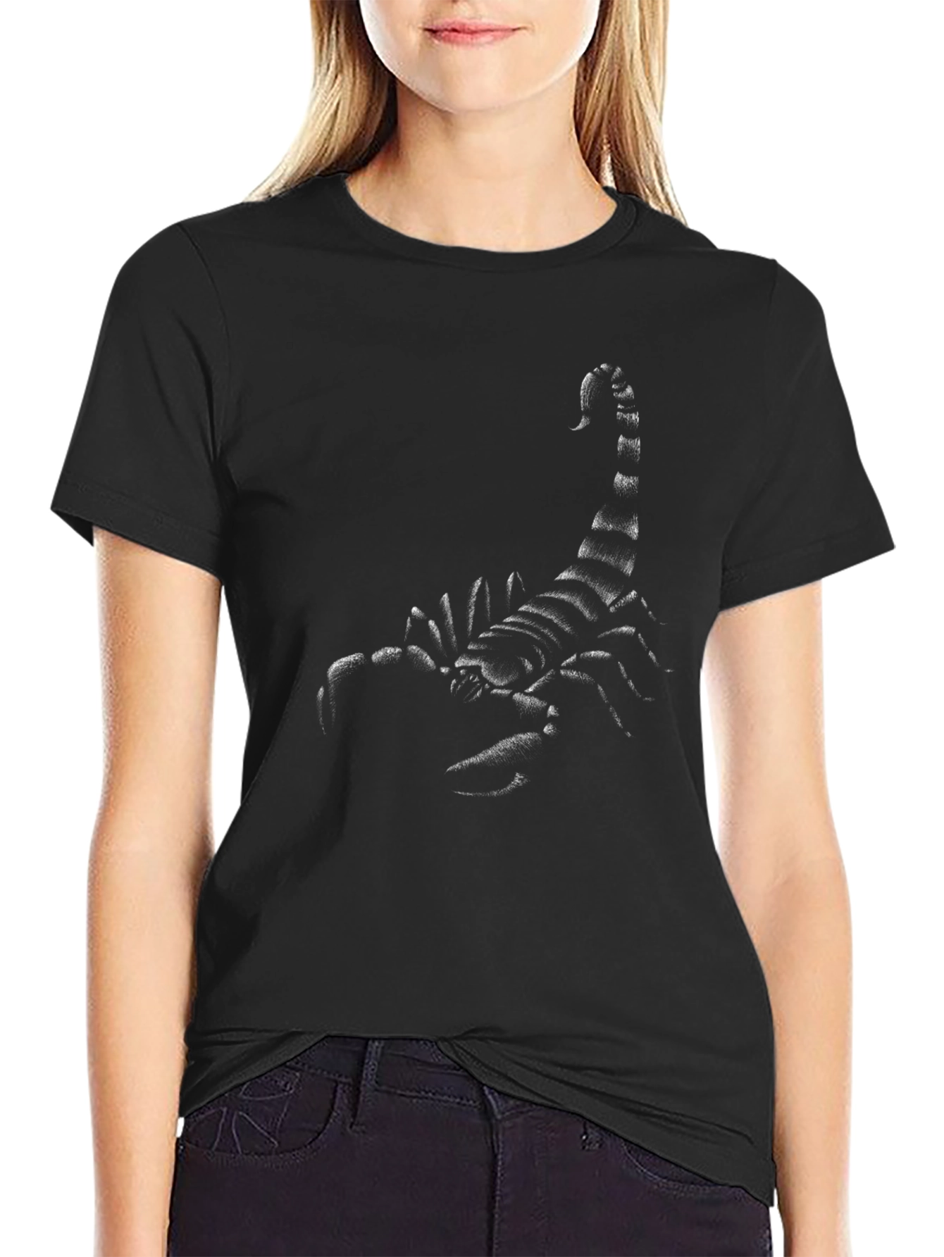 Scorpion Graphic Tee - Mens Black T-Shirt