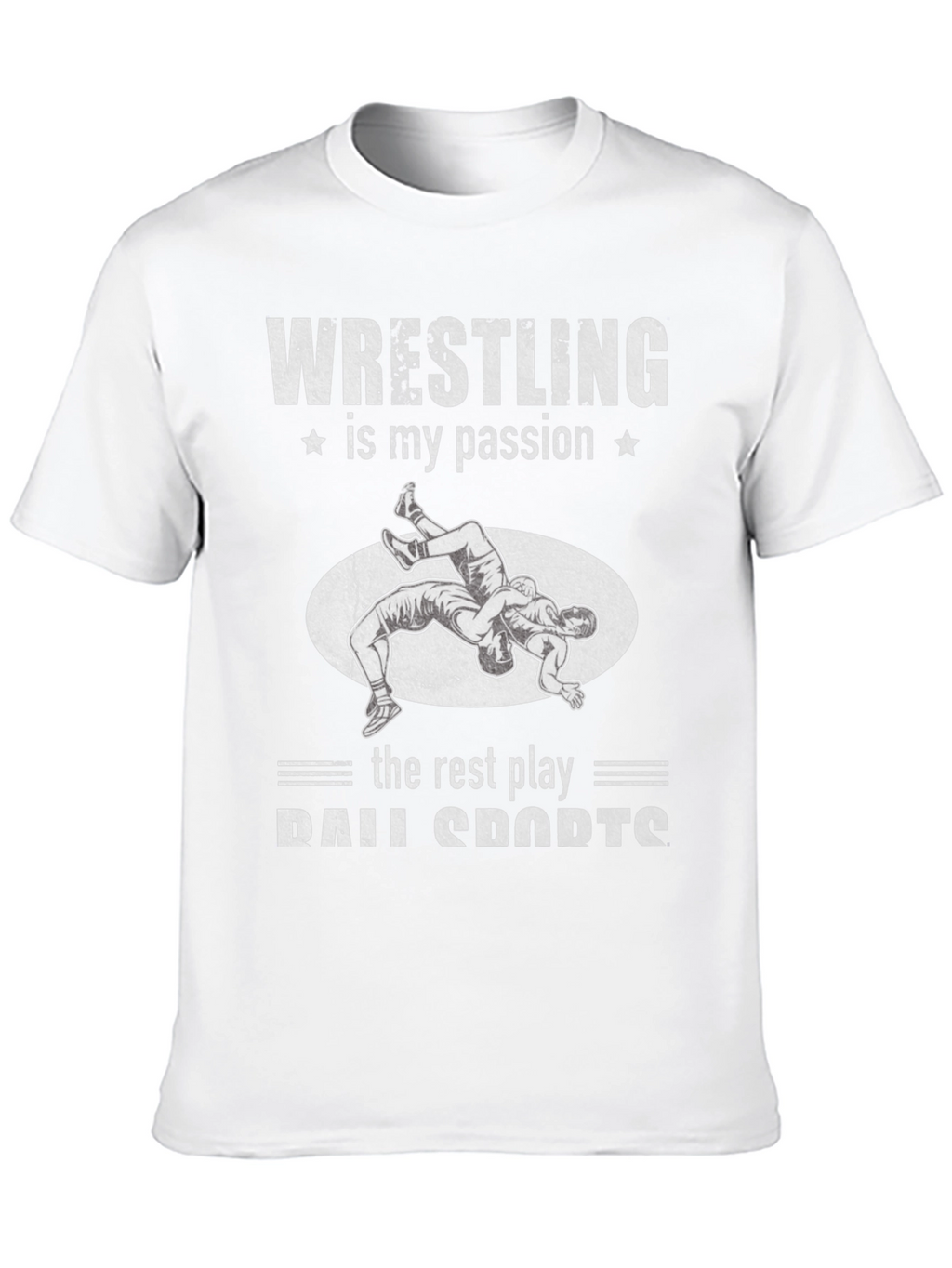 Wrestling is My Passion Black T-Shirt