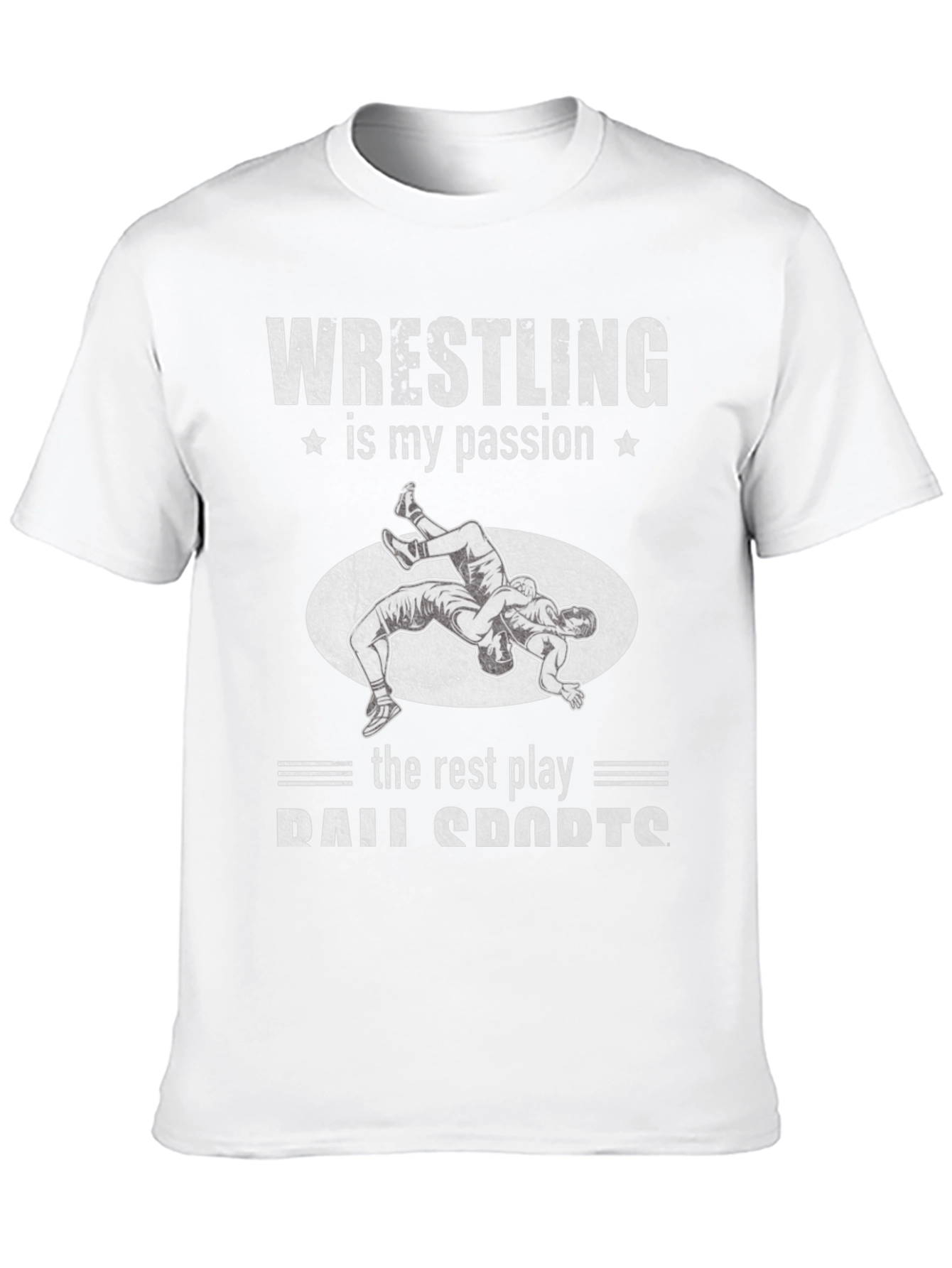 Wrestling is My Passion Black T-Shirt