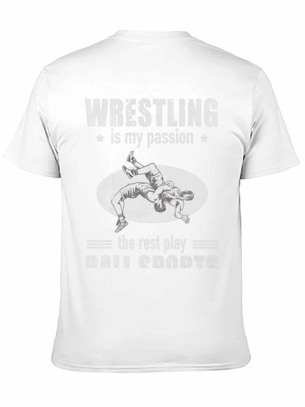 Wrestling is My Passion Black T-Shirt