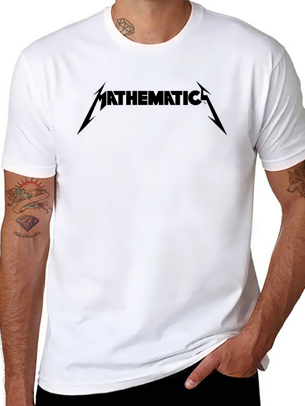 Mathematics Graphic Tee - Black