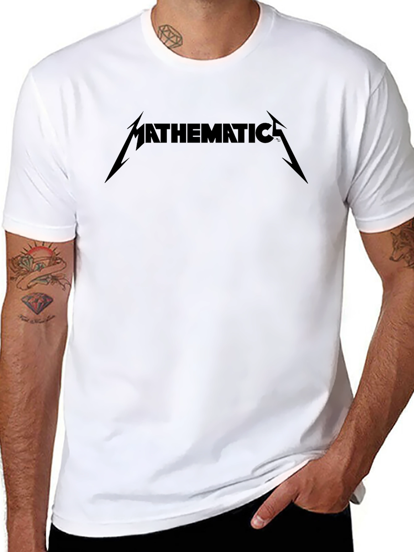 Mathematics Graphic Tee - Black