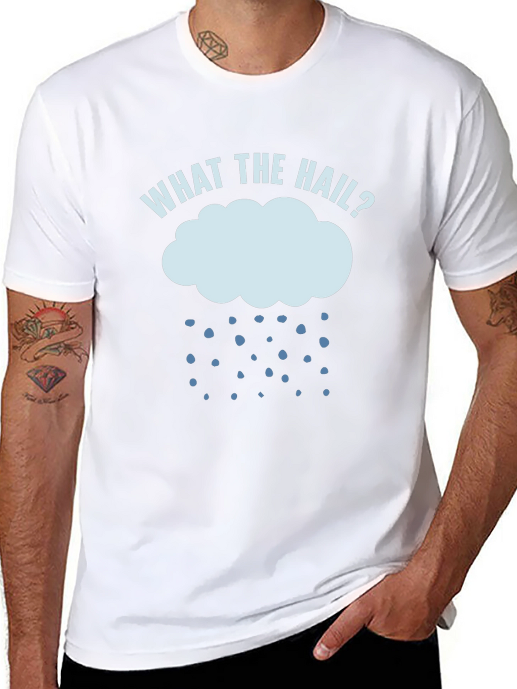 What The Hail? Funny Weather T-Shirt