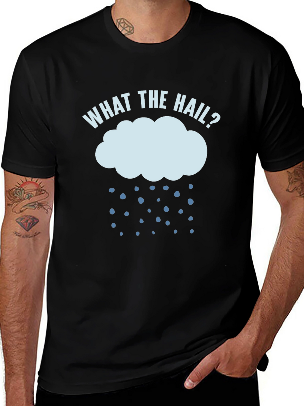 What The Hail? Funny Weather T-Shirt