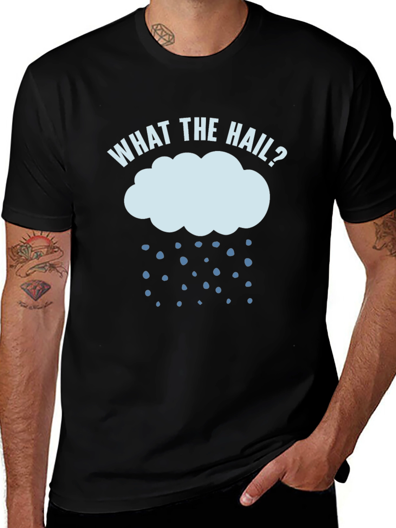 What The Hail? Funny Weather T-Shirt