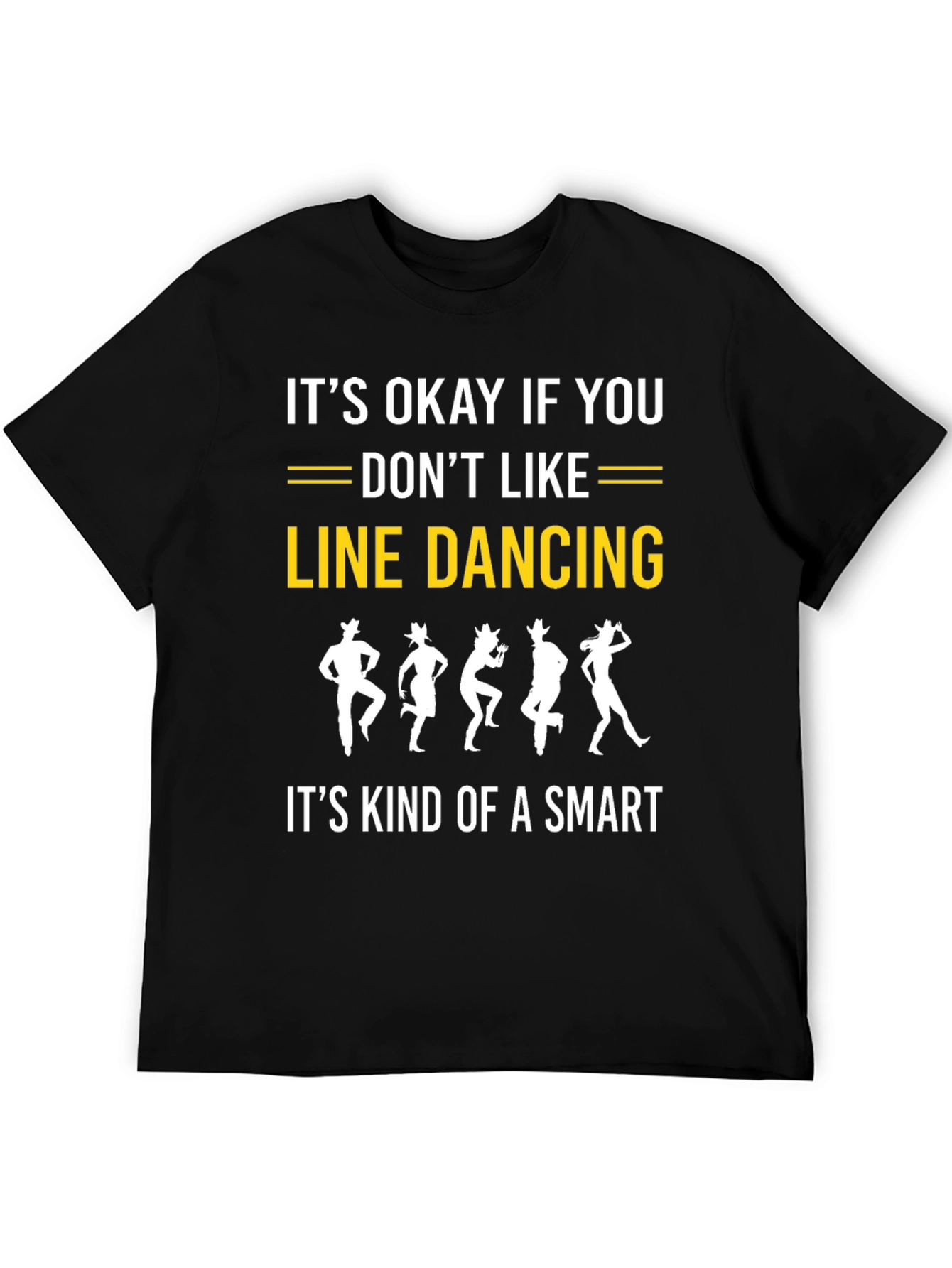Line Dancing Smart T-Shirt - Novelty Graphic Tee