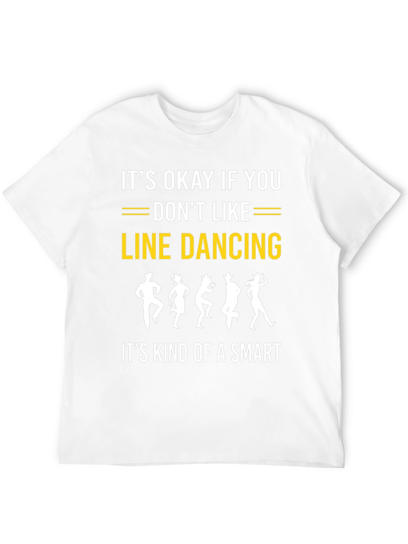 Line Dancing Smart T-Shirt - Novelty Graphic Tee