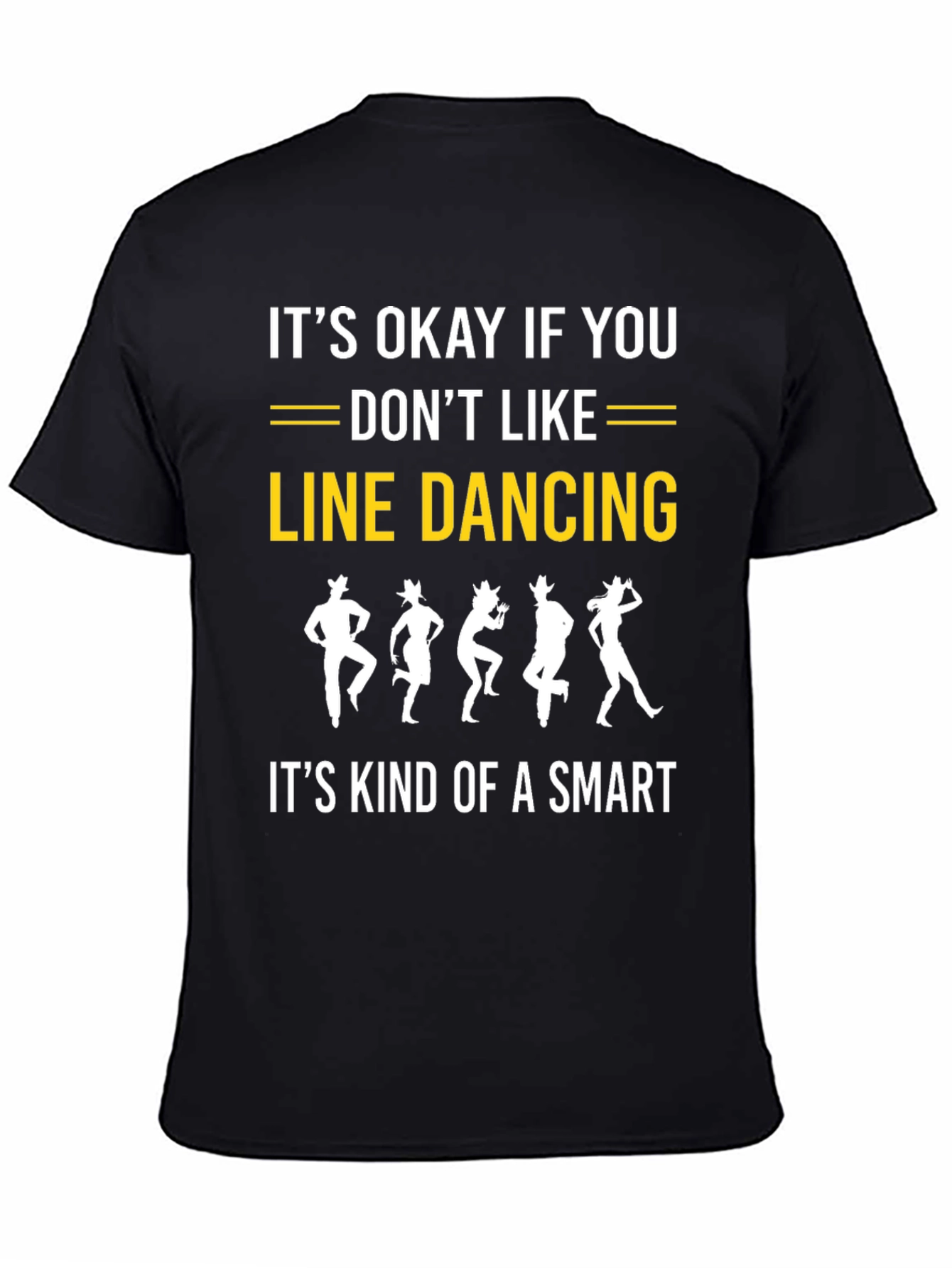Line Dancing Smart T-Shirt - Novelty Graphic Tee