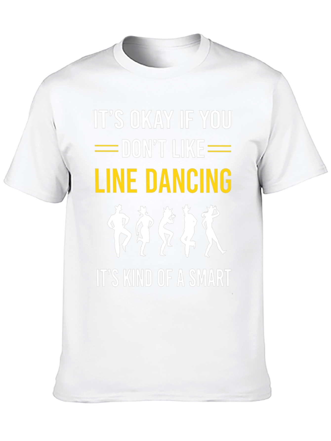 Line Dancing Smart T-Shirt - Novelty Graphic Tee