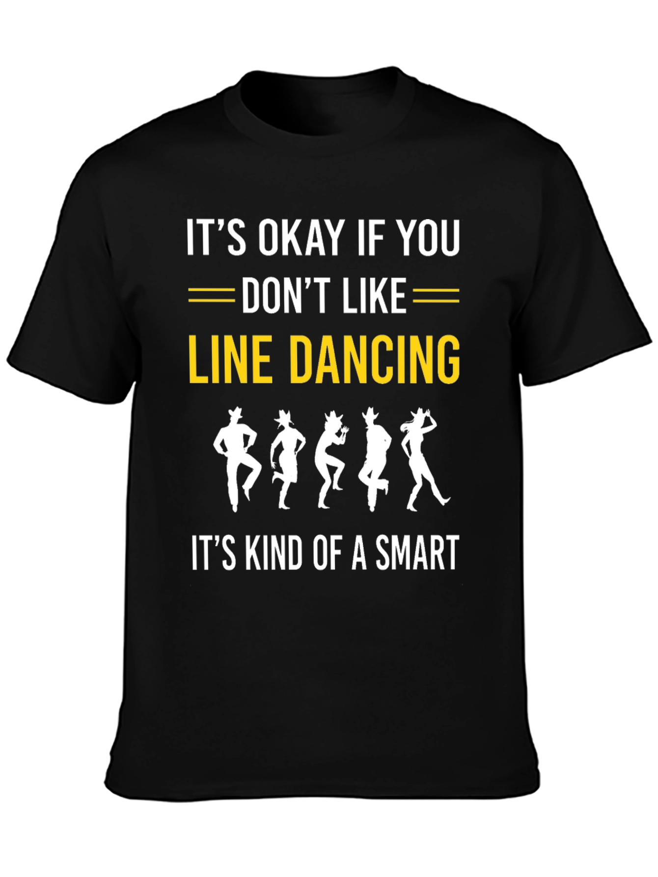 Line Dancing Smart T-Shirt - Novelty Graphic Tee