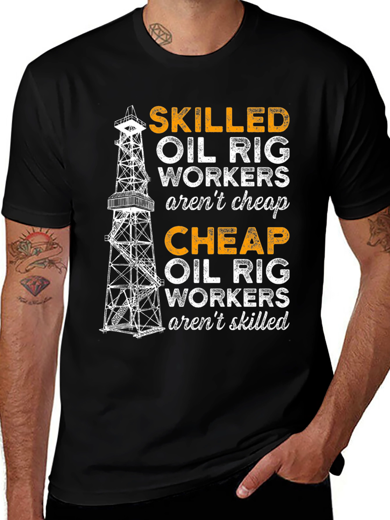 Skilled Oil Rig Workers T-Shirt