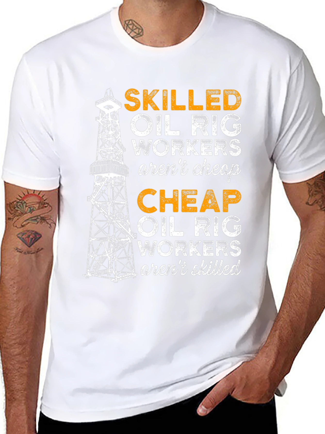 Skilled Oil Rig Workers T-Shirt